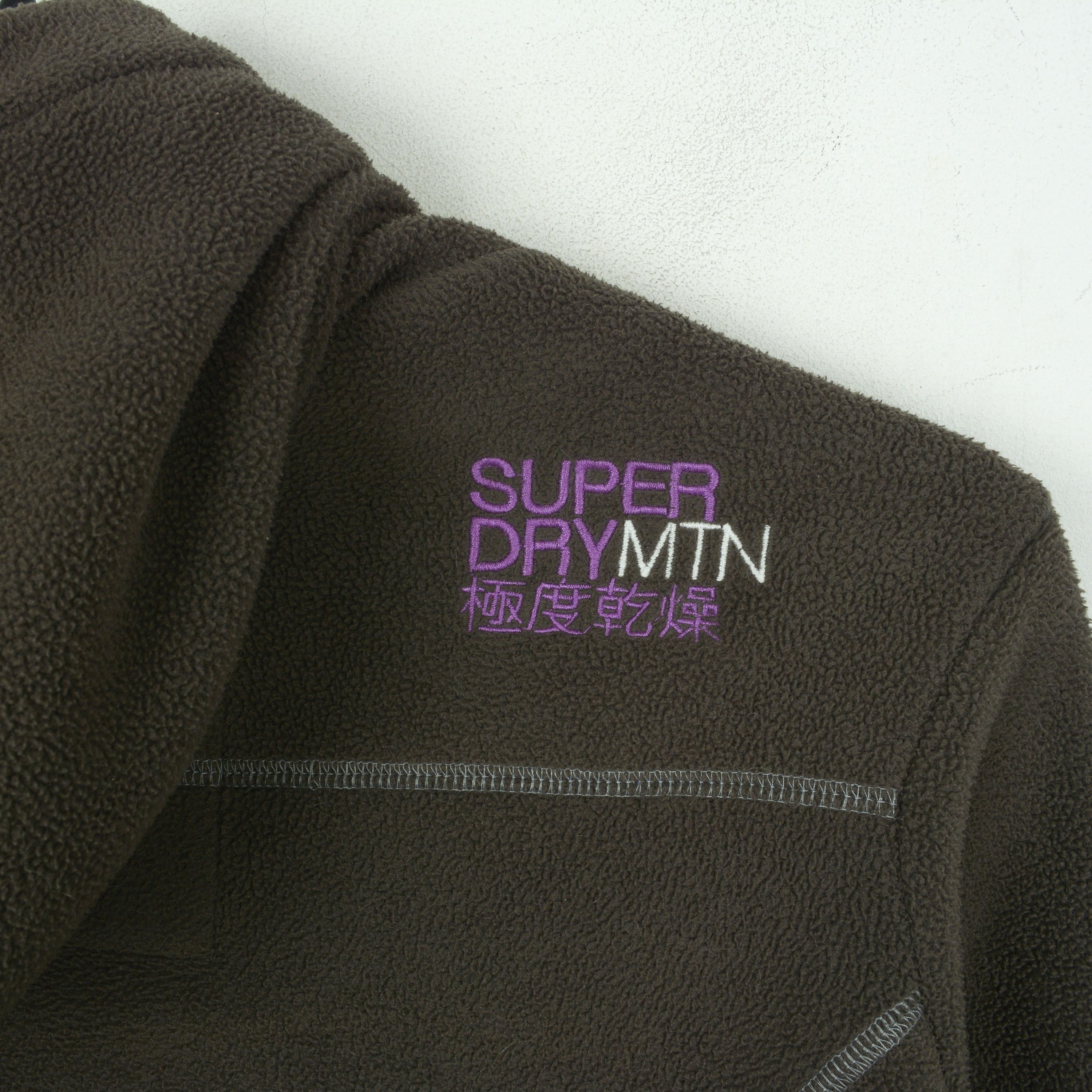 Superdry M Fleece Hoodie Jumper Sweater Sweatshirt Zip Up Top Size M / US 6-8 / IT 42-44 - 5 Thumbnail