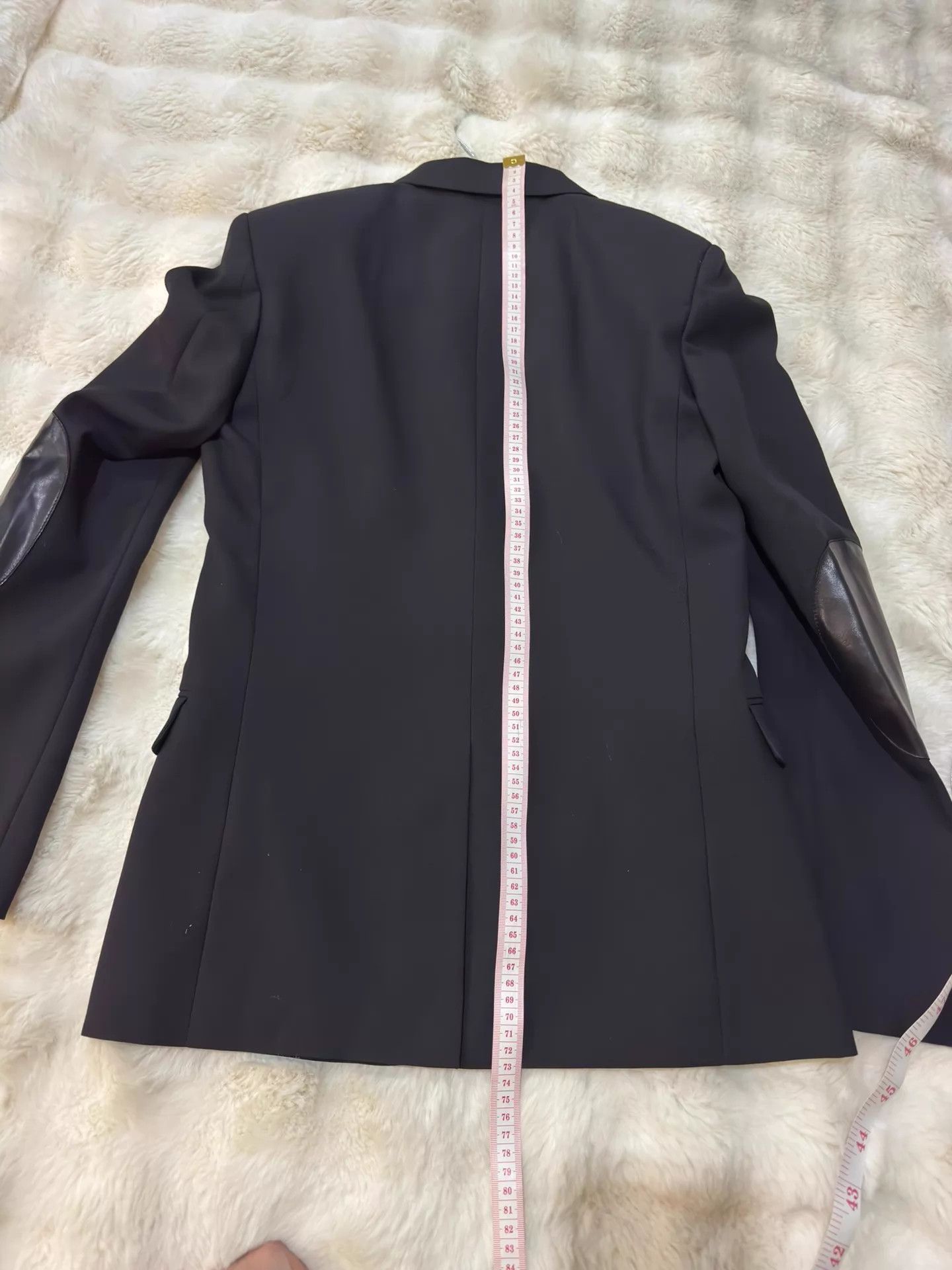 Saint Laurent Paris Saint Laurent SLP Men's Leather Suit 46 (Sheepskin Sleeves) Size 46R - 9 Thumbnail