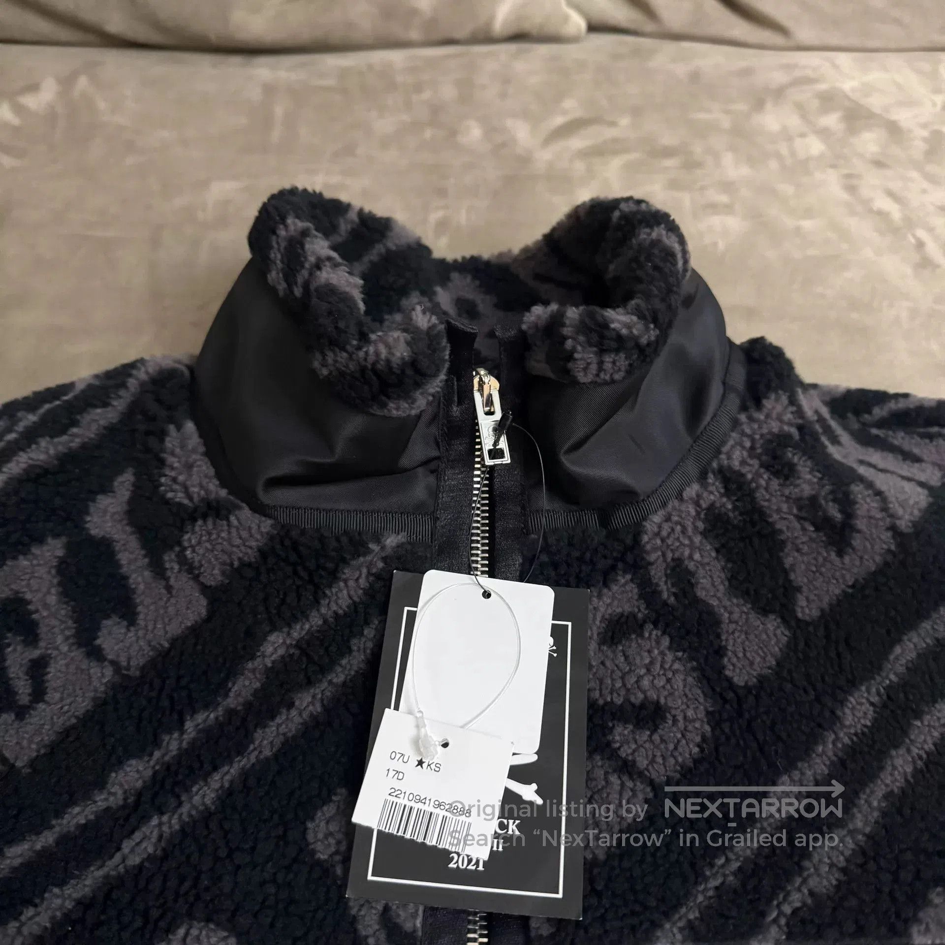Mastermind World Mastermind World 21AW Fleece Stand Collar Jacket. Size US M / EU 48-50 / 2 - 3 Thumbnail