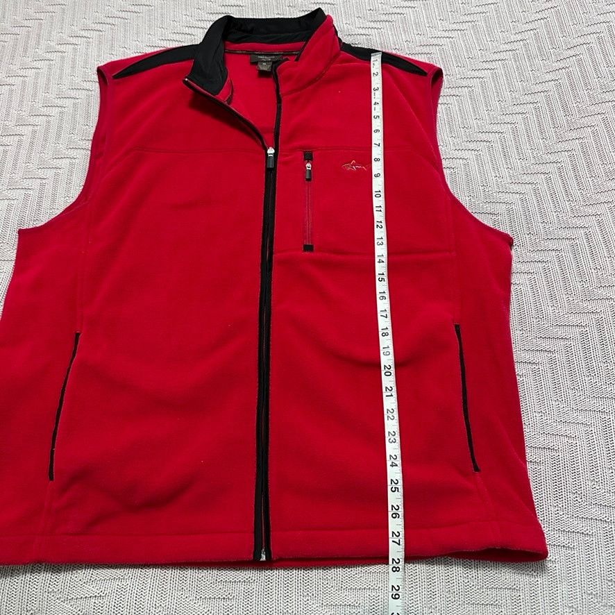 Greg Norman Greg Norman red fleece vest size XL Size US XL / EU 56 / 4 - 5 Thumbnail