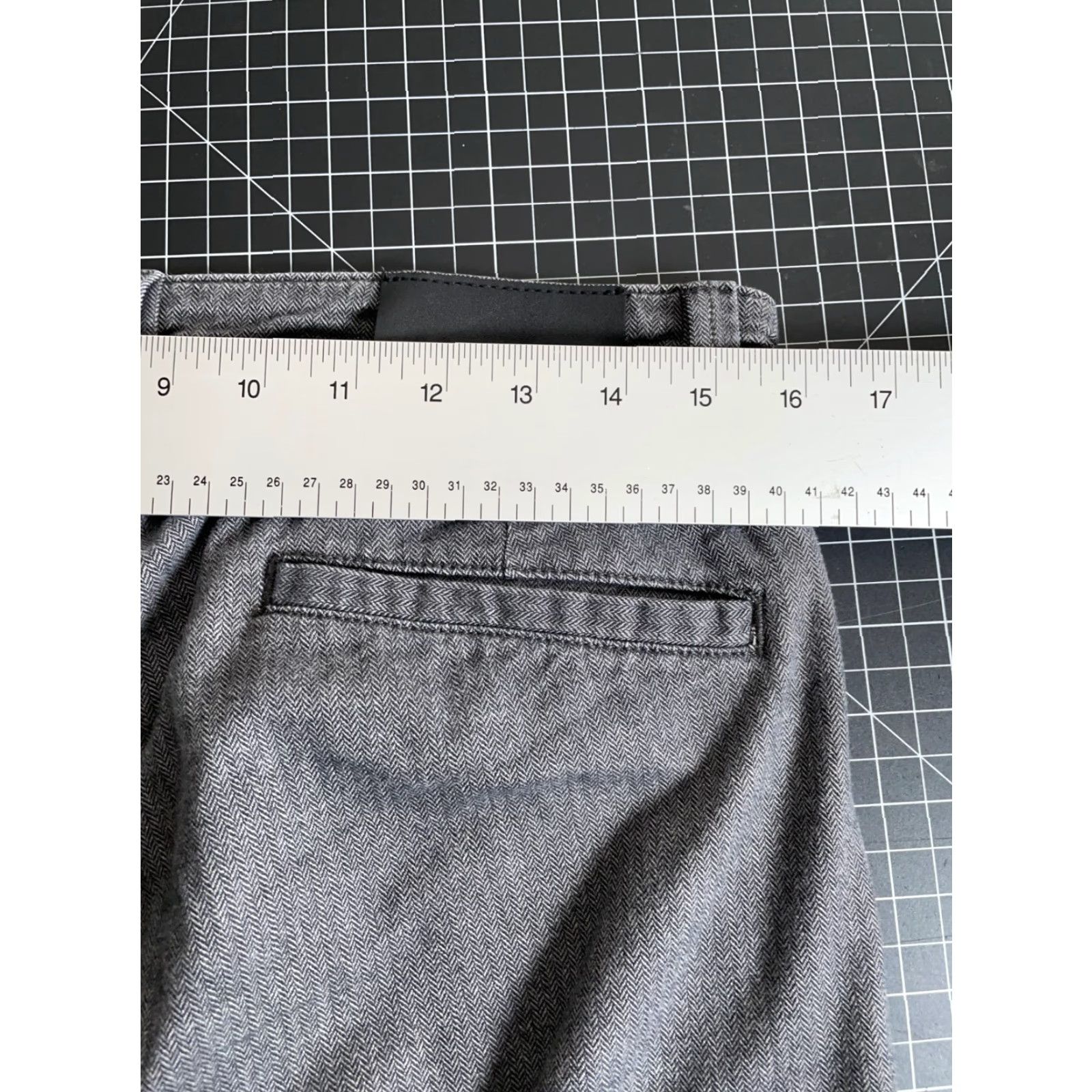 Vintage VINTAGE 34 Heritage Men's Chino Pants Slim Fit Gray Herringbone 32 x 28 Regular Size US 32 / EU 48 - 5 Thumbnail