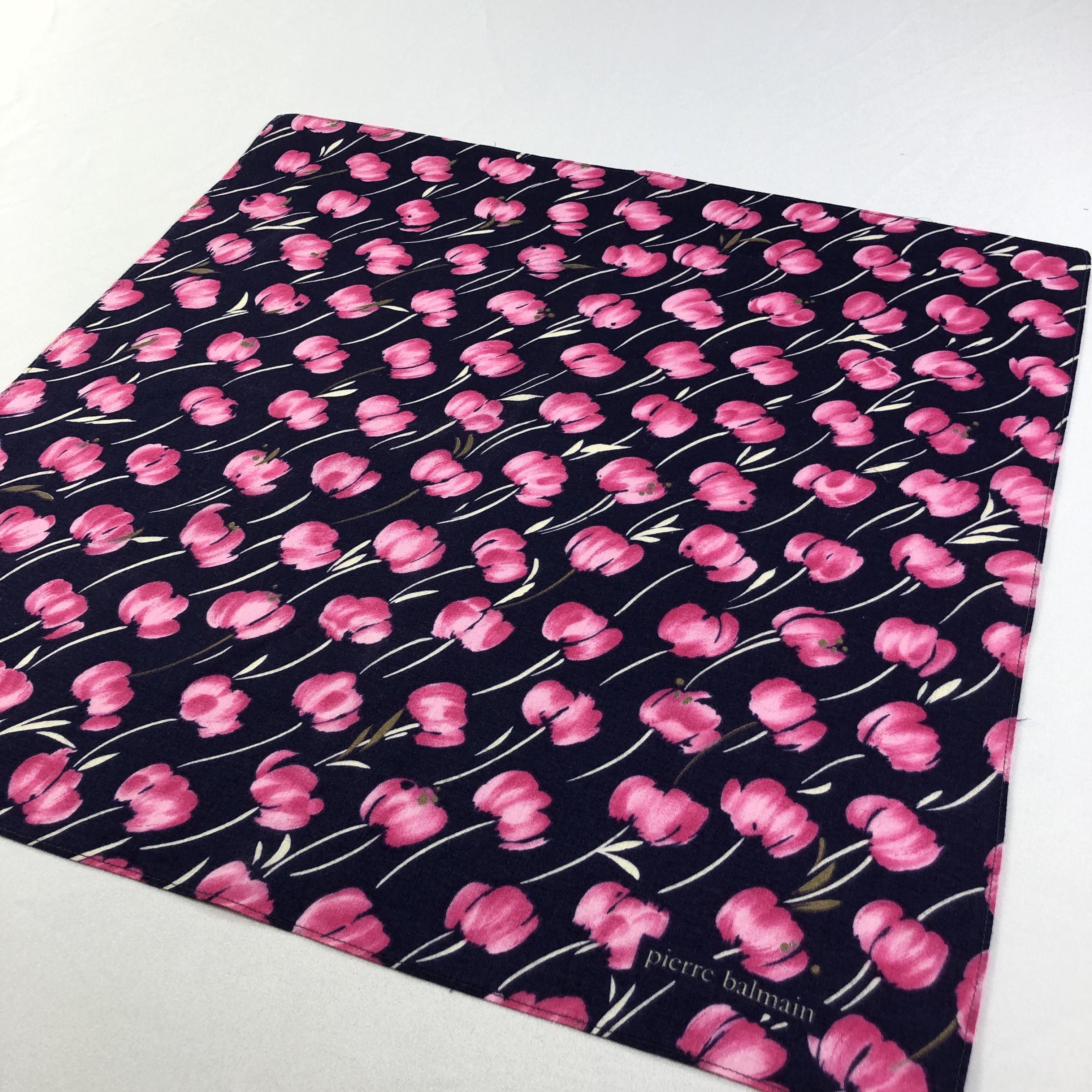 Pierre Balmain × Vintage Pierre Balmain Floral Handkerchief Neckerchief Bandana H2067 Size ONE SIZE - 3 Thumbnail