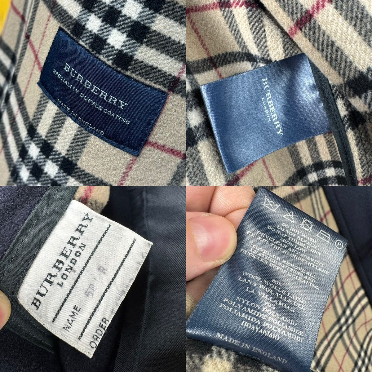Burberry Burberry London Nova Check Vintage Coat Trench Size US L / EU 52-54 / 3 - 3 Thumbnail