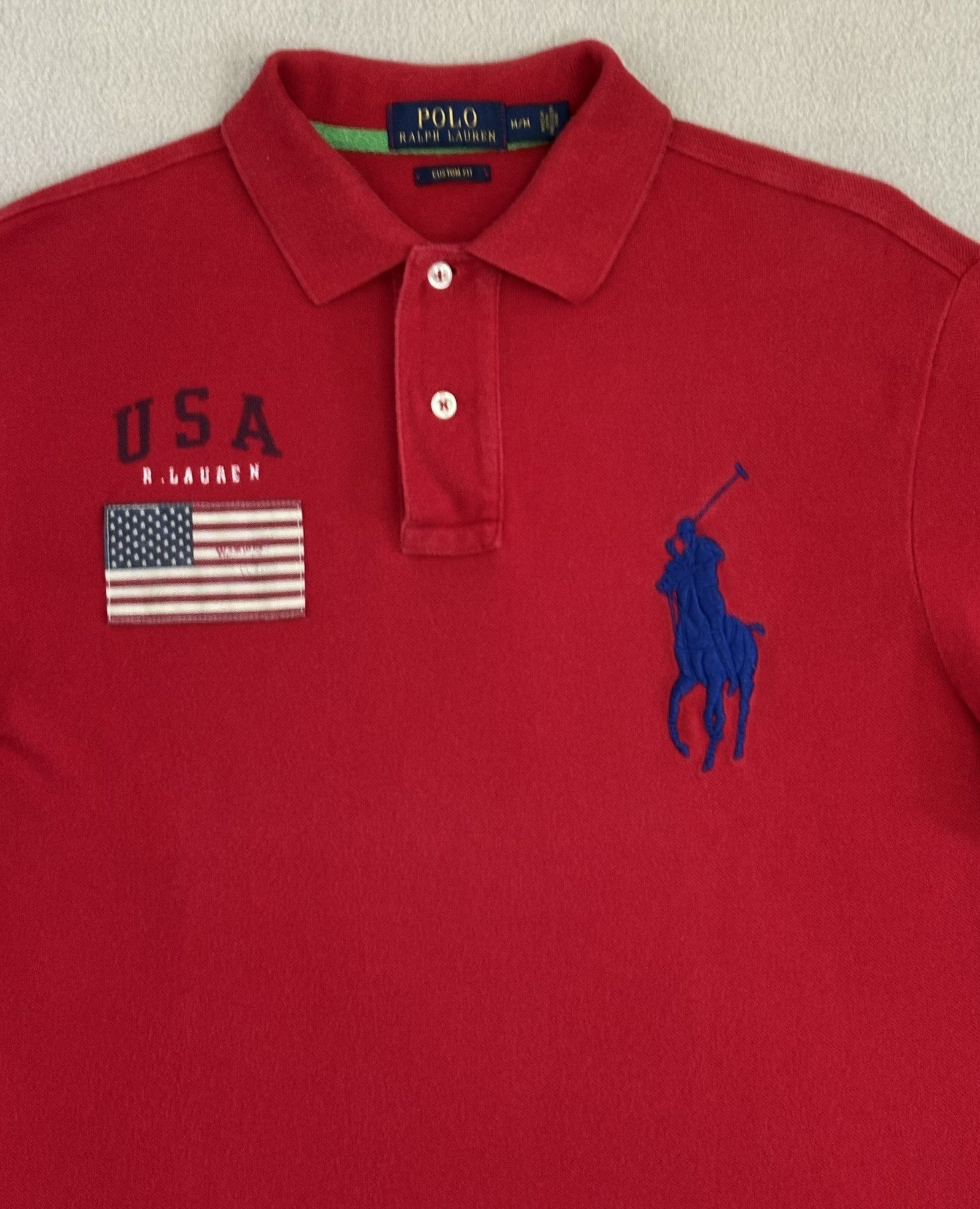Polo Ralph Lauren Polo Ralph Lauren USA Red Medium Size US M / EU 48-50 / 2 - 6 Thumbnail