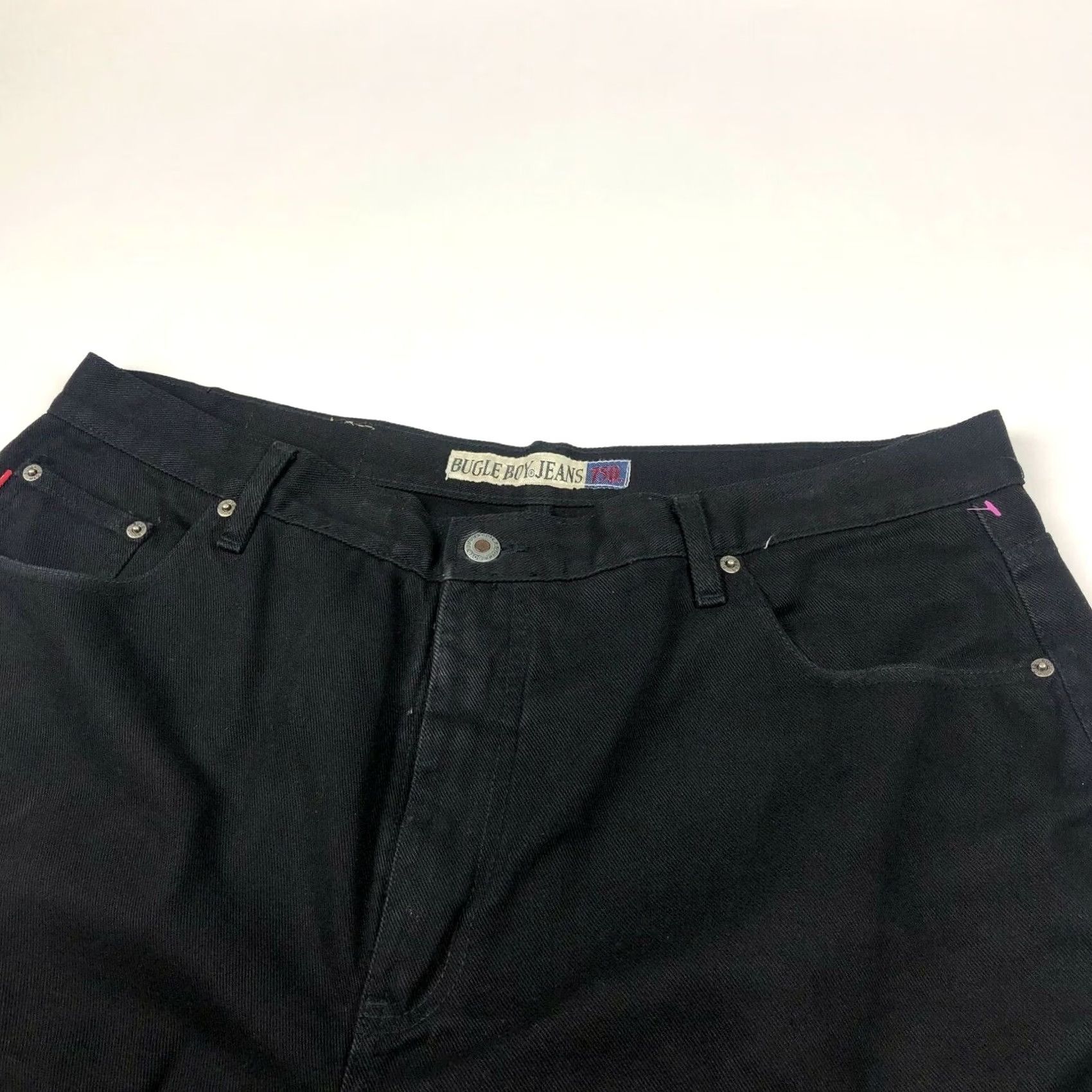 Bugle Boy VINTAGE Bugle Boy Jeans 40W VTG Mens Casual Denim Jean Shorts Black Size US 40 / EU 56 - 3 Thumbnail