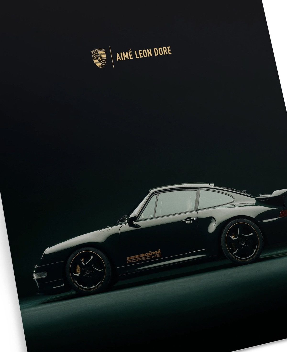 Aime Leon Dore × Porsche Design Aimè Leon Dore Porsche 993 Turbo Poster Size ONE SIZE - 2 Thumbnail
