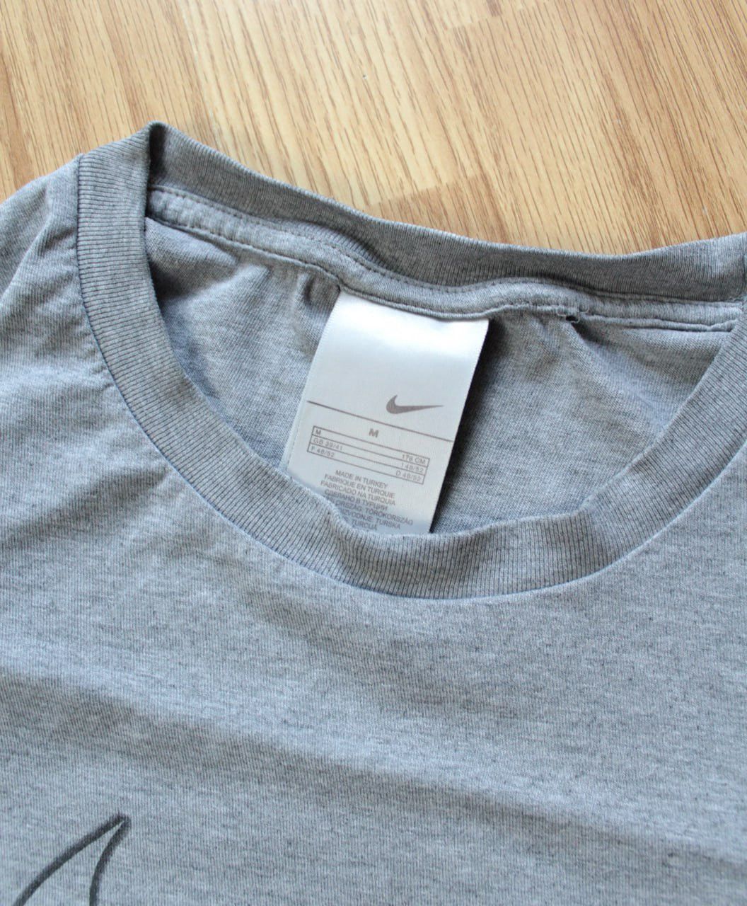 Vintage 🔥 90s Nike Vintage Big Logo Swoosh Y2K Hype T Shirt Drill Size US M / EU 48-50 / 2 - 3 Thumbnail