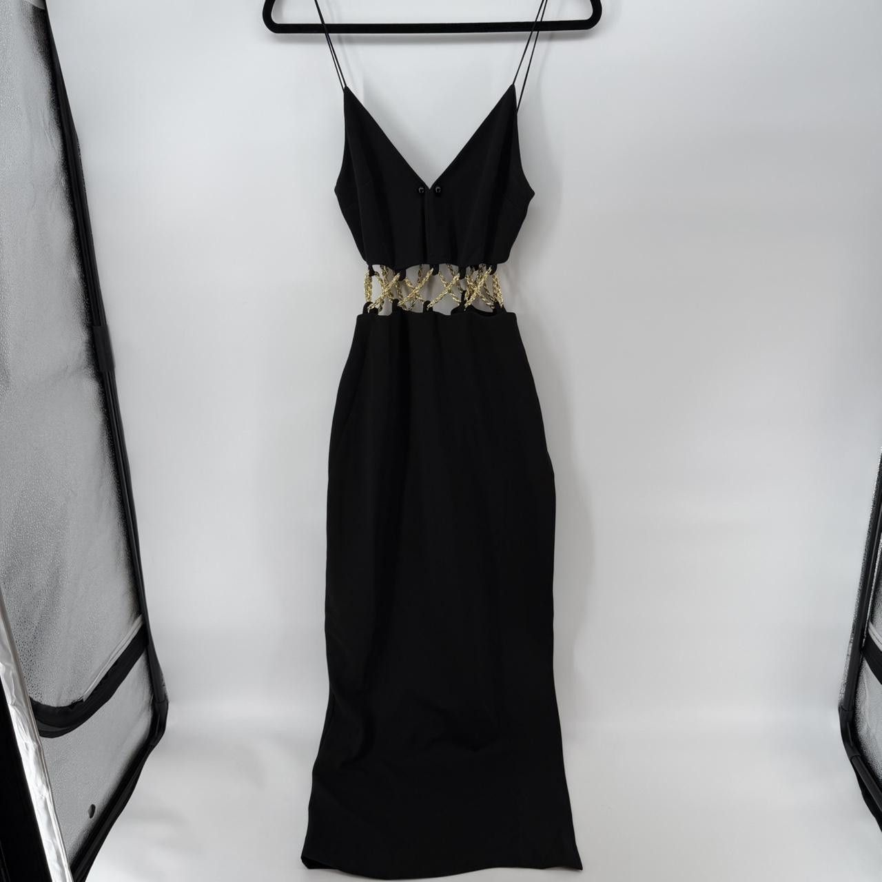 the dress blue or gold Astor Hand Embellished Maxi Dress - Gold main image 1