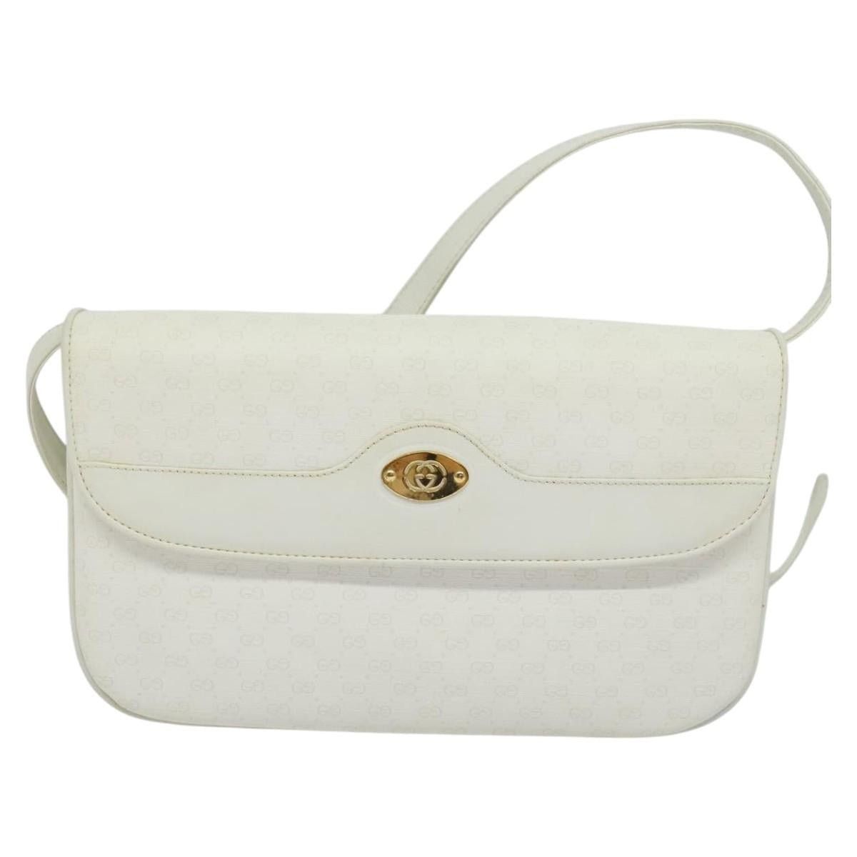 Gucci GUCCI Micro GG Supreme Shoulder Bag Pvc White Gold 004 106 Size ONE SIZE - 2 Thumbnail