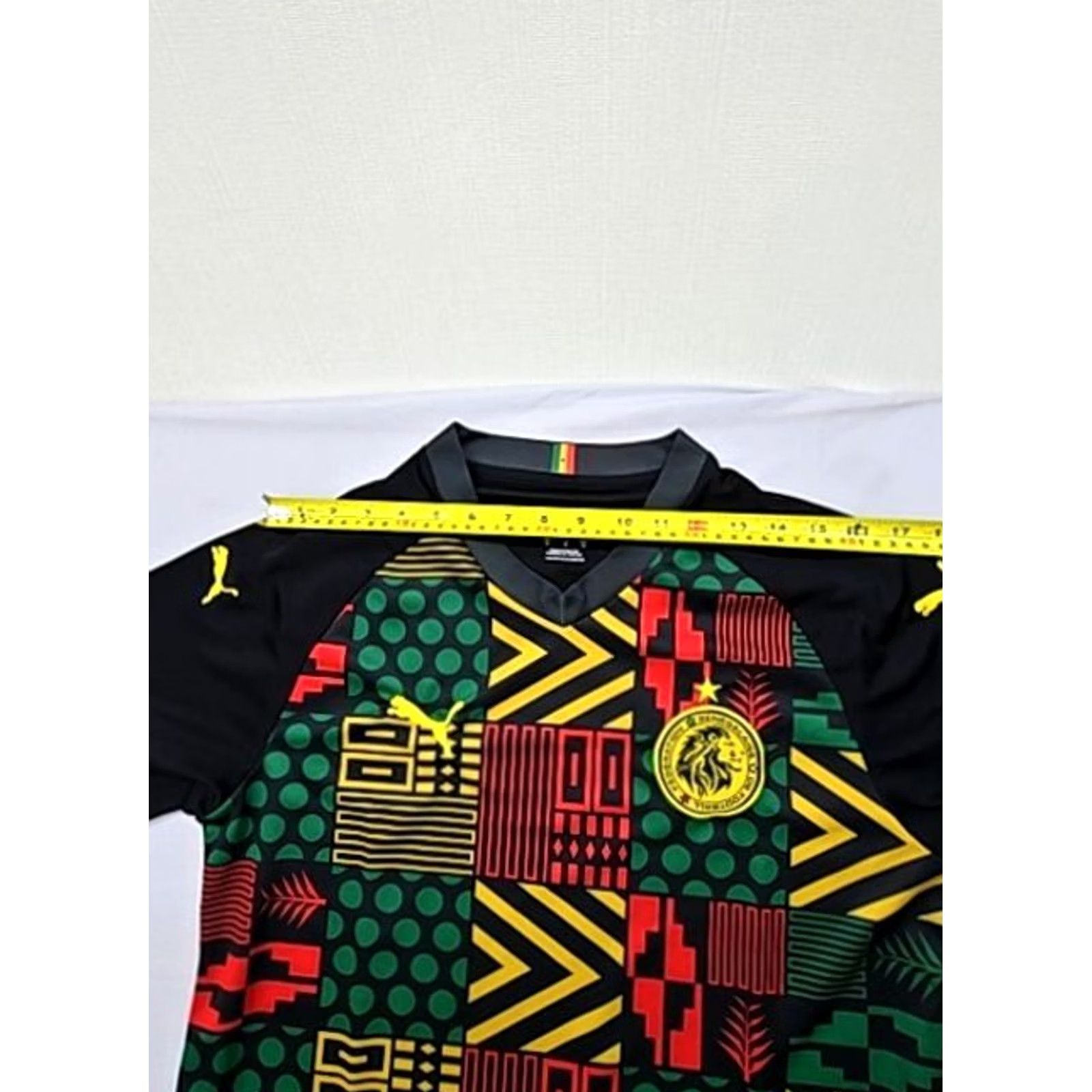 Puma Puma Men's Multi-Color Adinkra Soccer Jersey M V-Neck dryCELL Size US M / EU 48-50 / 2 - 6 Thumbnail