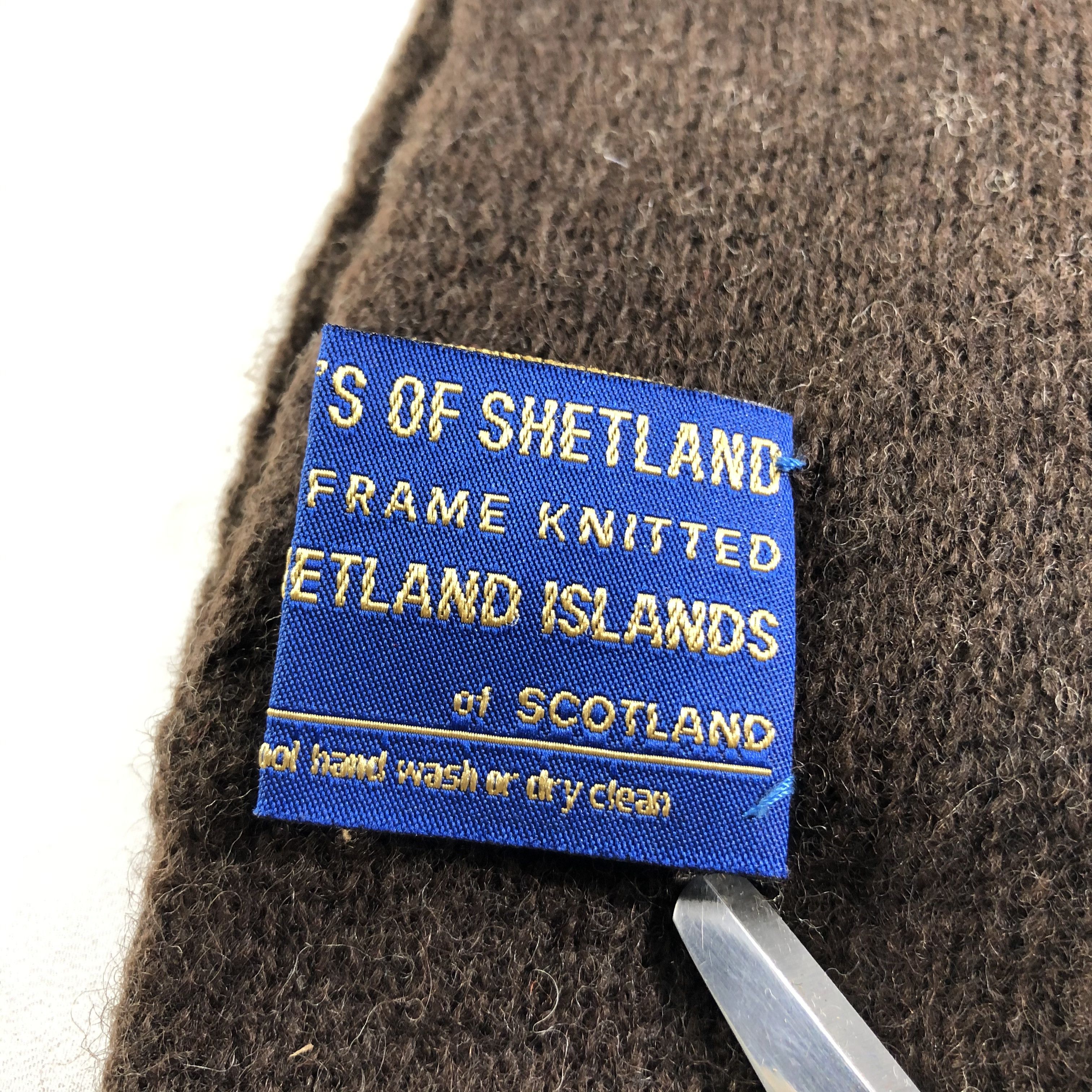 Andersons Andersons of Shetland Wool Scarf Muffler Neckwear V2568 Size ONE SIZE - 6 Thumbnail