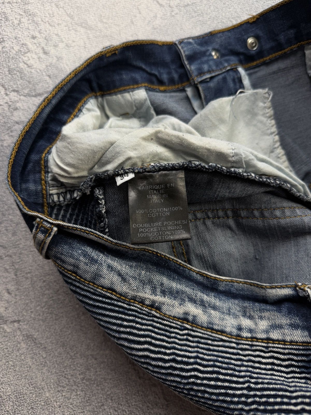 Balmain Rare Vintage Balmain Jeans Biker Archive Size US 34 / EU 50 - 10 Thumbnail
