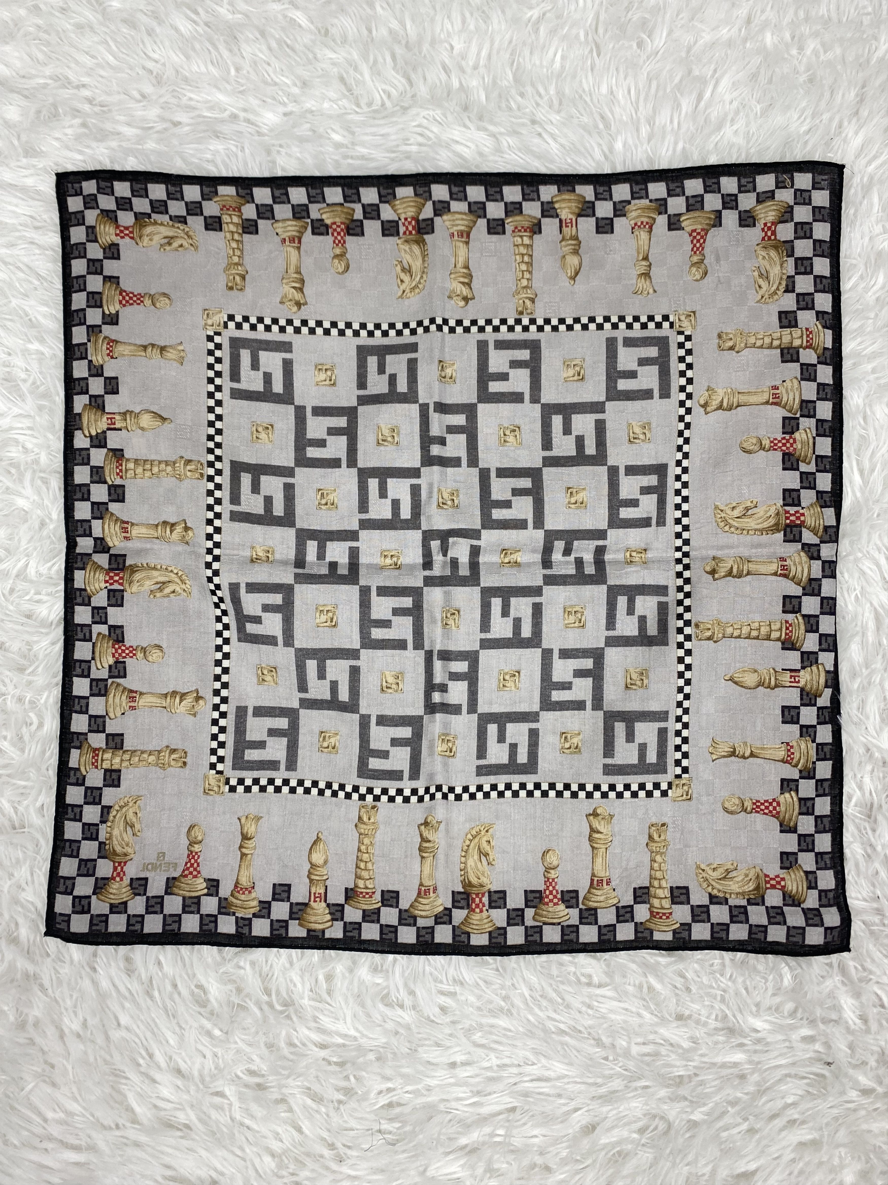 Vintage Vintage Fendi Handkerchief Neckerchief PH0307 Size ONE SIZE - 4 Thumbnail