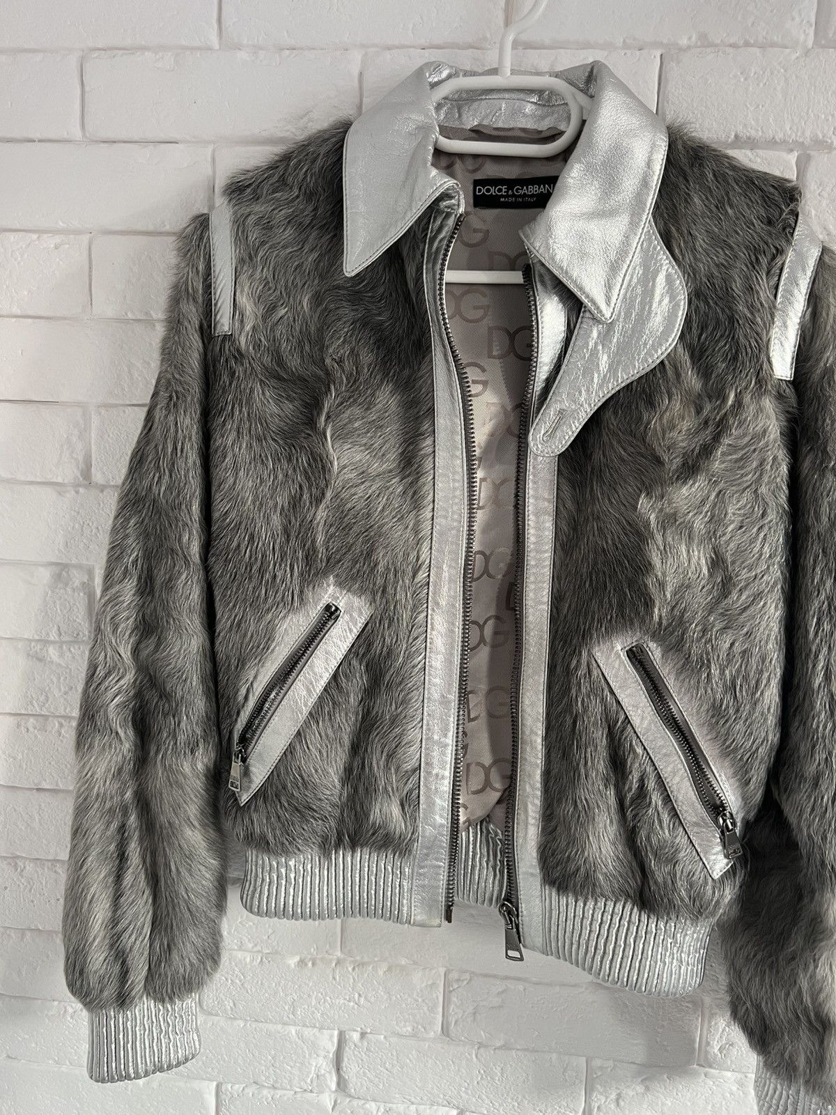 Dolce & Gabbana Dolce Gabbana Sheep Fur Leather teddy jacket Size S / US 4 / IT 40 - 5 Thumbnail