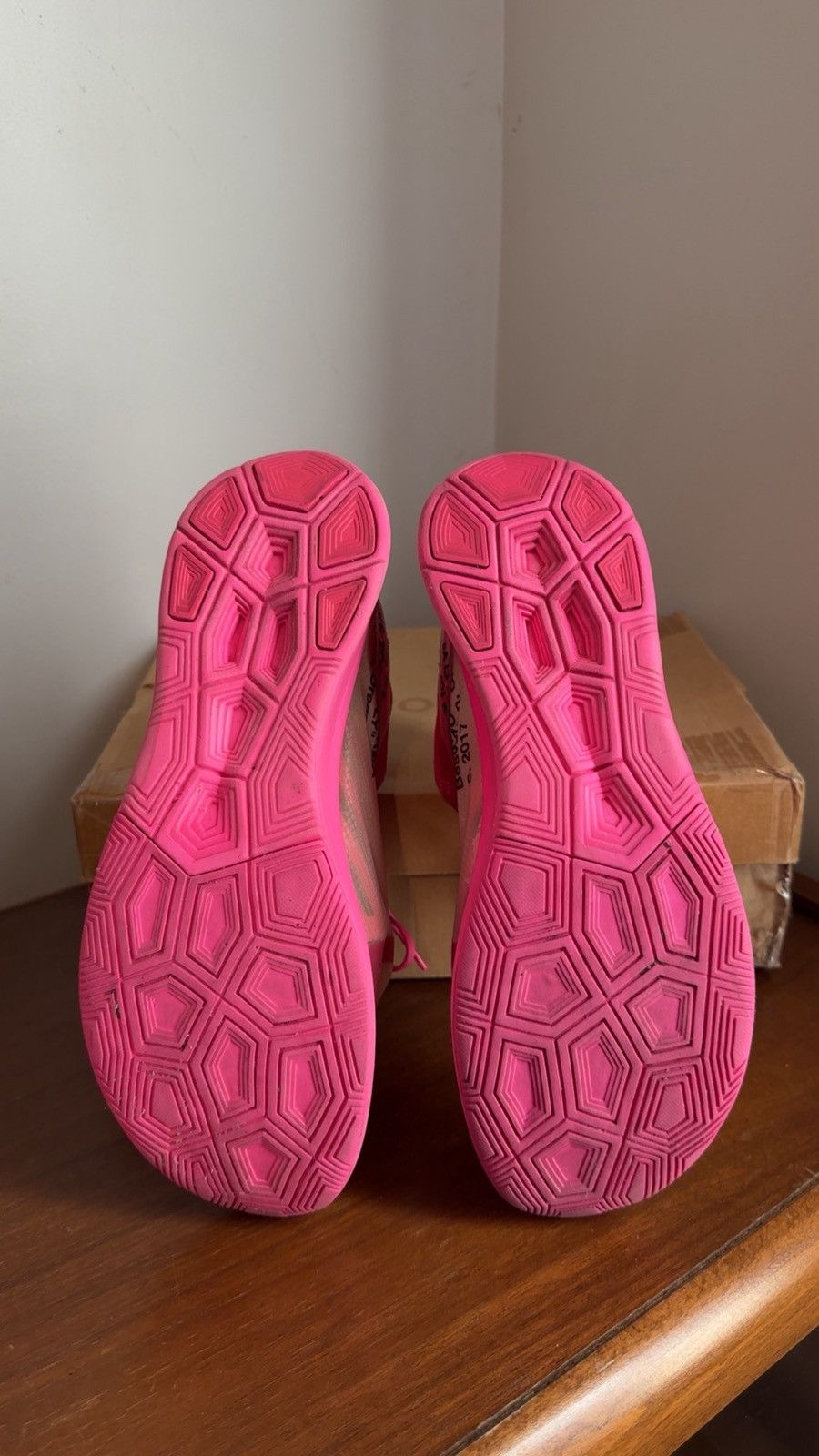 Nike × Off-White Nike Zoom Fly Off-White “Tulip Pink” Size US 10.5 / EU 43-44 - 6 Thumbnail