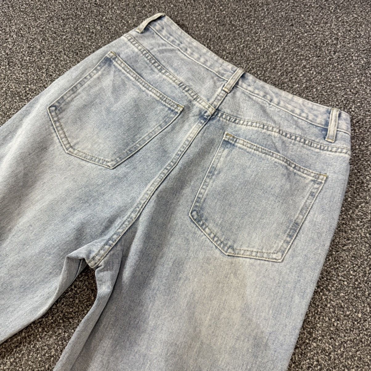 Japanese Brand Vintage 90s Verso High Waist Faded Denim Size 29" - 4 Thumbnail