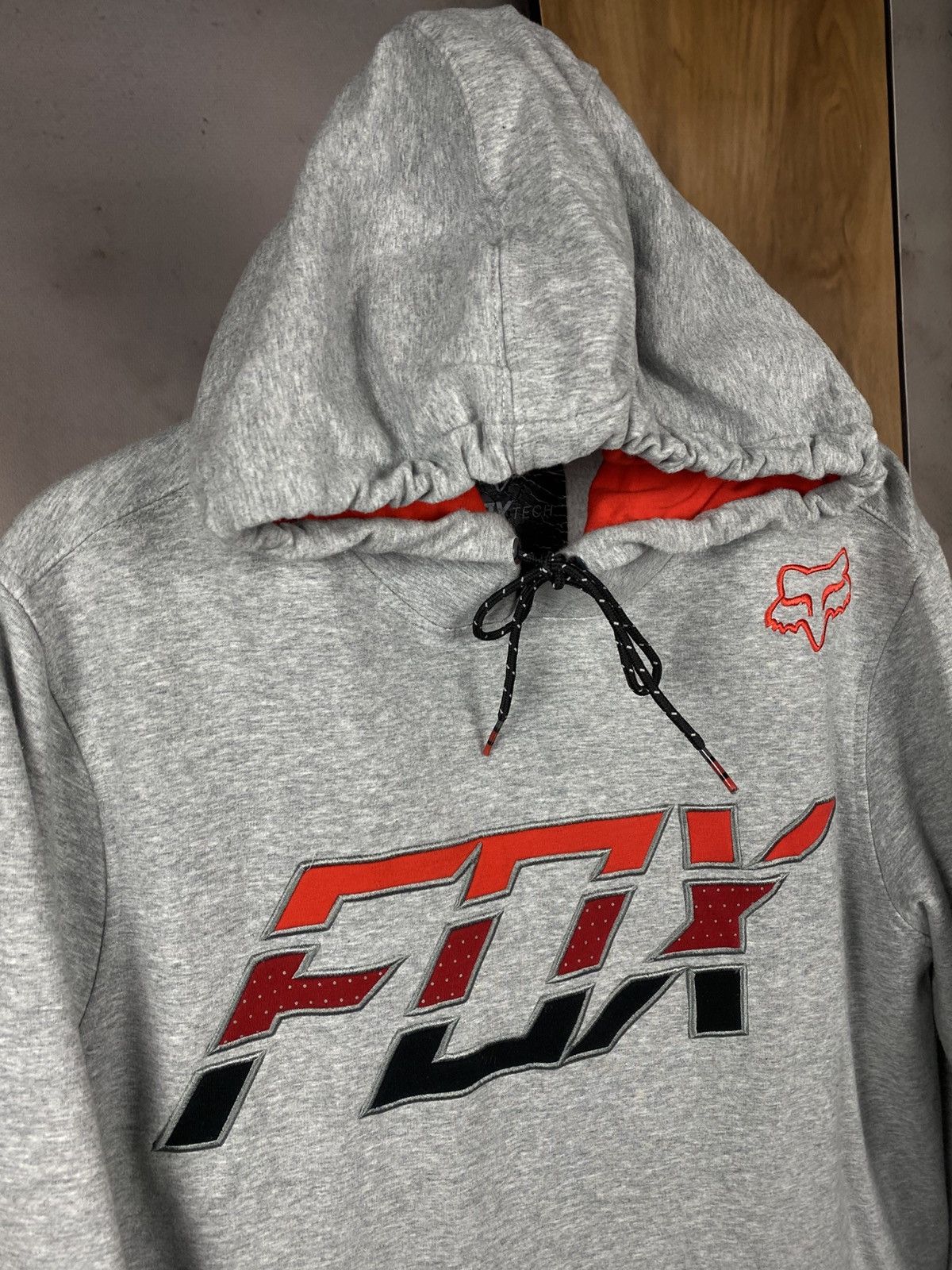 Fox Racing 🦊Hoodie Fox Racing Tech Tru Dri Sport-Wear Tee🦊 Size US M / EU 48-50 / 2 - 2 Thumbnail