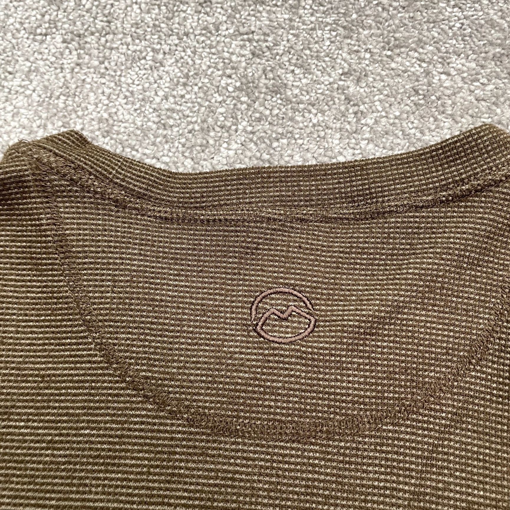 Vintage Magellan Mens XL Dark Green Cotton Polyester Knit Long Sleeve Shirt Crew Neck Regular Fit Casual Size US XL / EU 56 / 4 - 3 Thumbnail