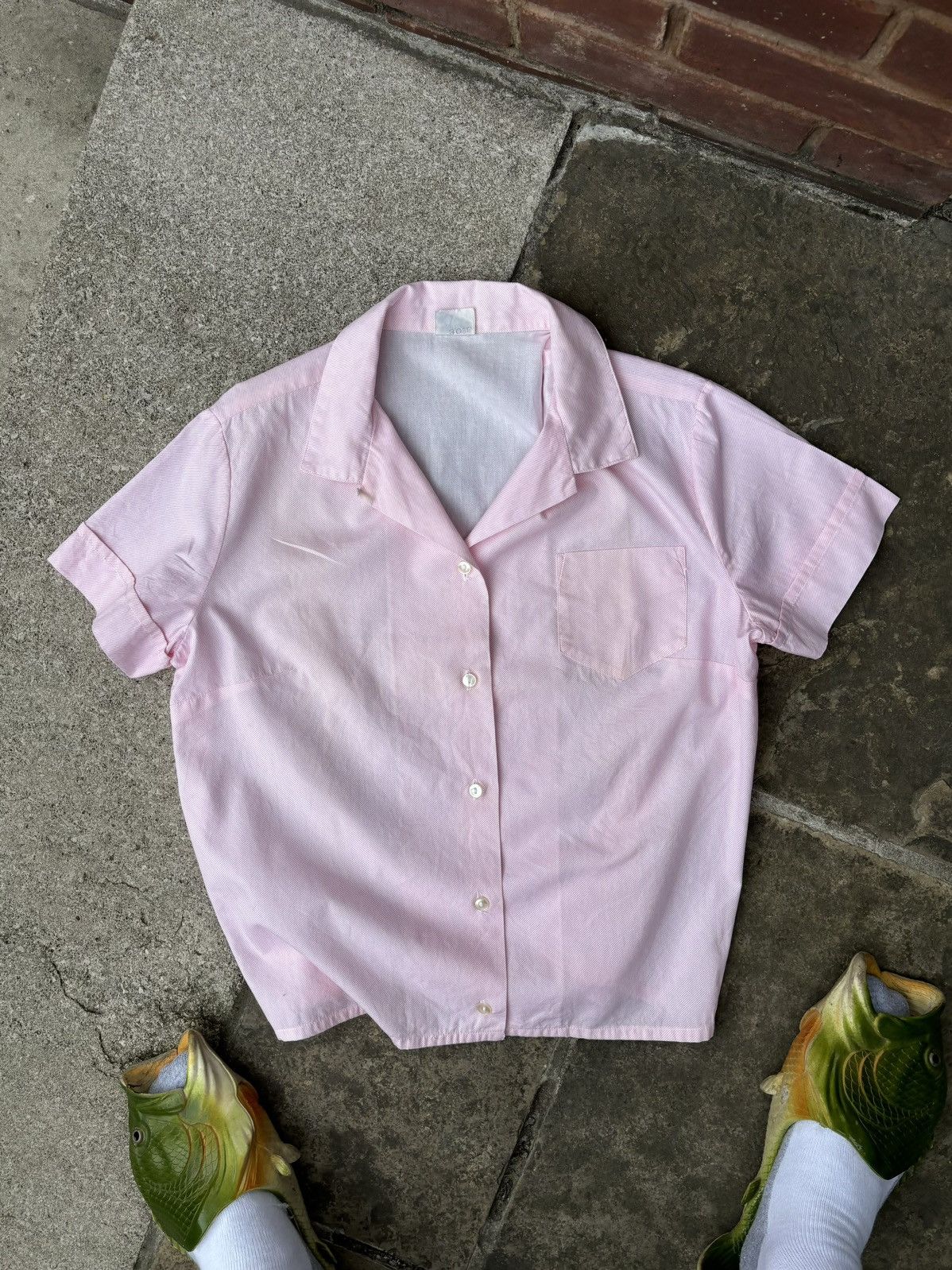 Vintage 1950s True Vintage Shortsleeve Camp Shirt Summer Old Money Size M / US 6-8 / IT 42-44 - 8 Thumbnail