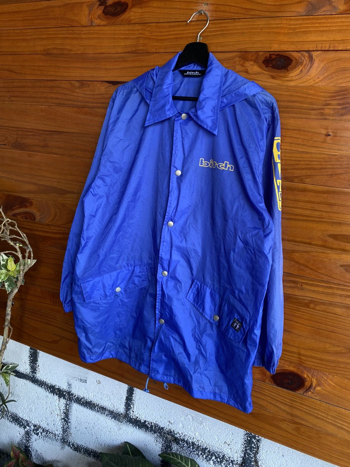 Vintage Bitch Skateboards Blue Coach Jacket Nylon Streetwear Vintage Size US M / EU 48-50 / 2 - 8 Thumbnail
