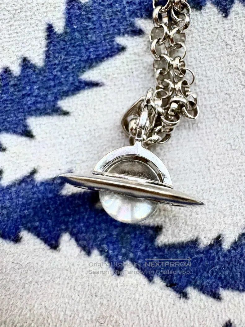 Vivienne Westwood Vivienne Westwood Silver medium-sized Orb necklace Size ONE SIZE - 8 Thumbnail