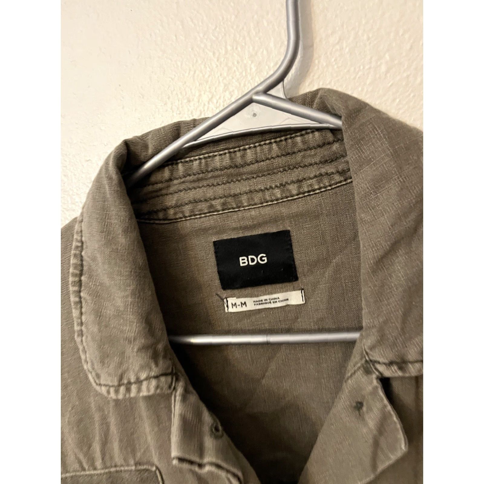 Bdg BDG Jacket Womens M Brown Olive Military Utility Cargo Button Up Streetwear Size M / US 6-8 / IT 42-44 - 3 Thumbnail