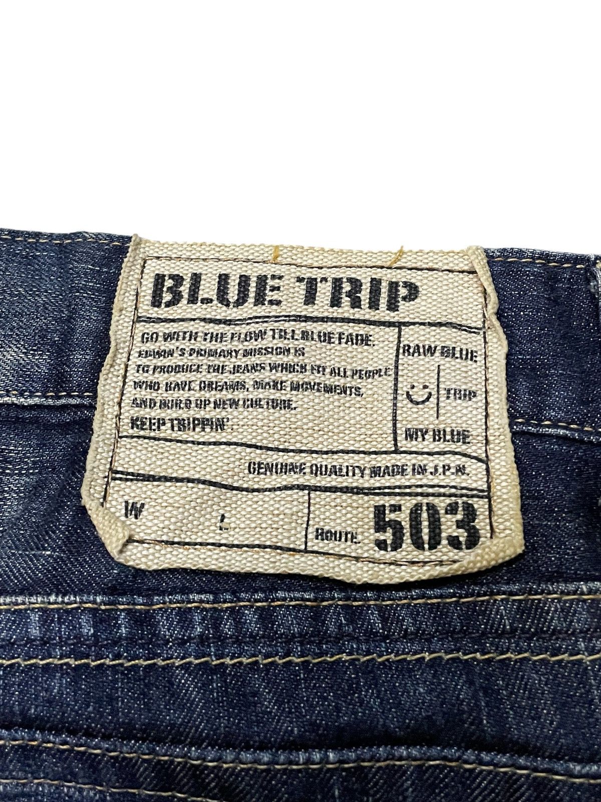 Edwin Edwin 503 Blue Trip Flared Stone Wash Jeans Japan Made Size US 30 / EU 46 - 23 Thumbnail