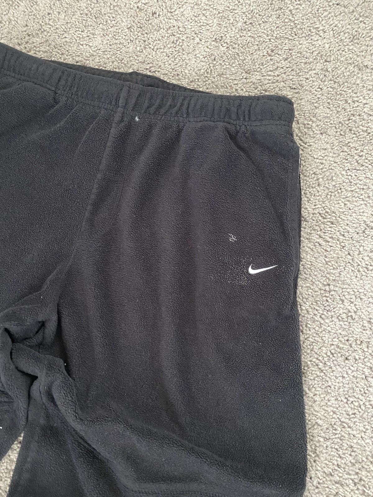 Nike × Vintage Vintage Y2K Baggy Dark Grey Comfy Essential Sweatpants! Size 34 - 4 Thumbnail