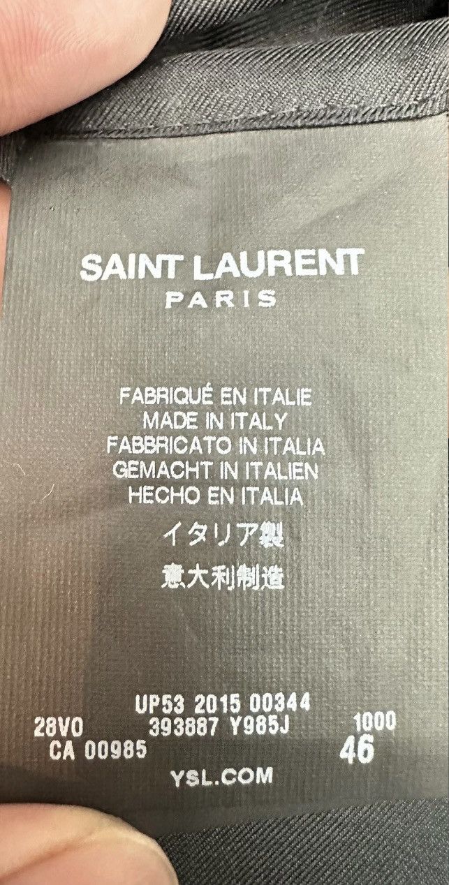 Saint Laurent Paris *RARE* Saint Laurent Paris AW15 Sequin Glitter Blazer Size US S / EU 44-46 / 1 - 11 Thumbnail