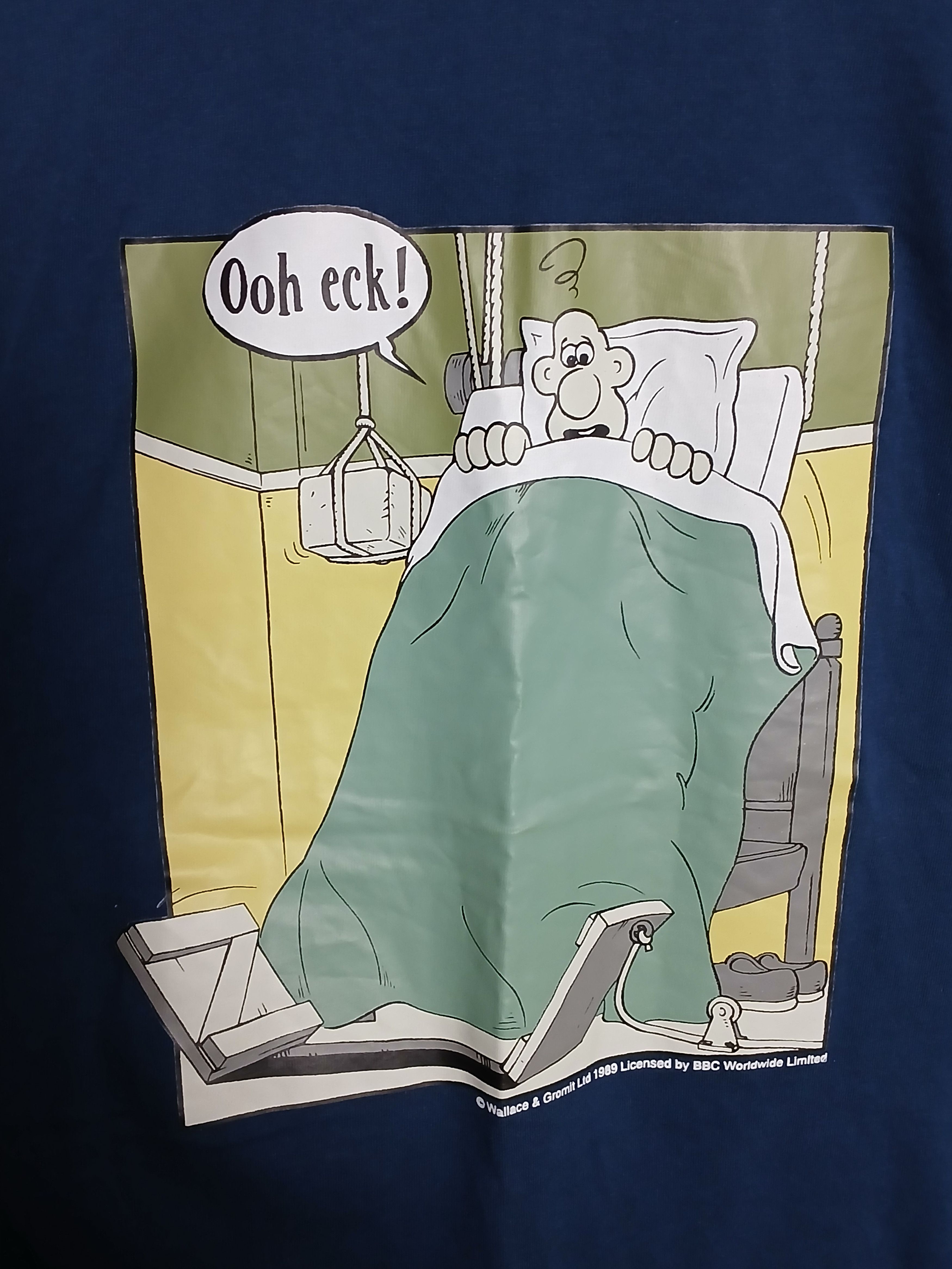 Vintage Wallace & Gromit T-Shirt Size US XXL / EU 58 / 5 - 3 Thumbnail