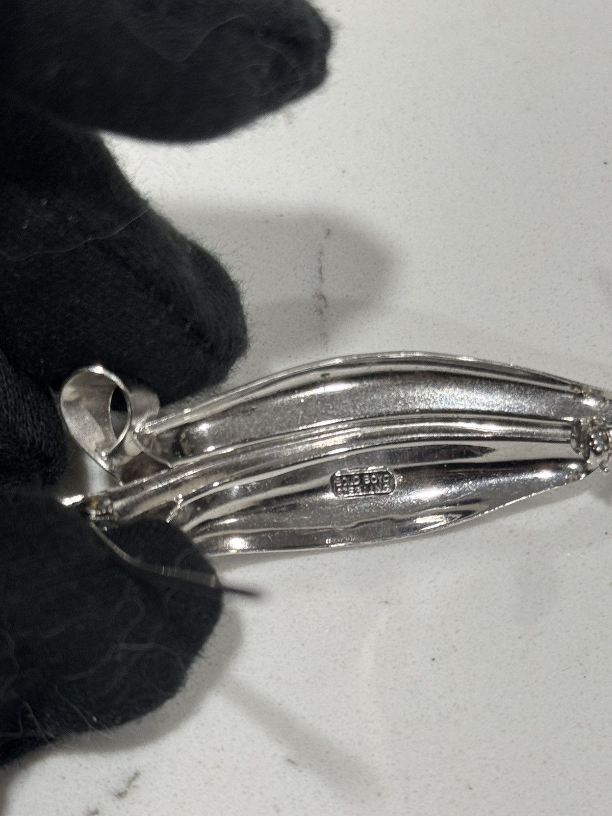 Sterling Silver Vintage Bond Boyd Sterling Silver Brooch Size ONE SIZE - 4 Thumbnail