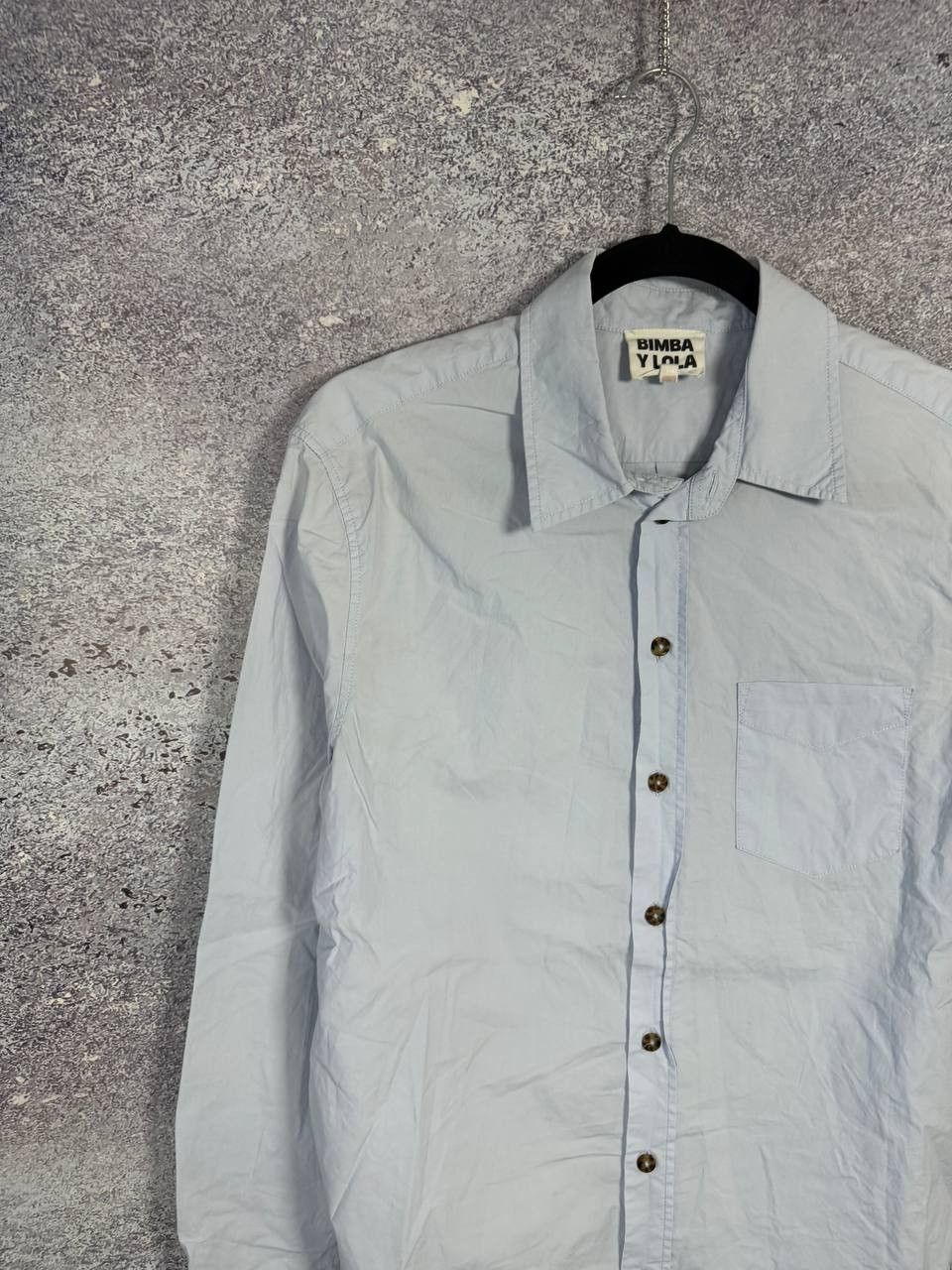 Designer × Japanese Brand × Vintage Bimba y Lola Blue Shirt Button Up Oldmoney Small Size US S / EU 44-46 / 1 - 2 Thumbnail