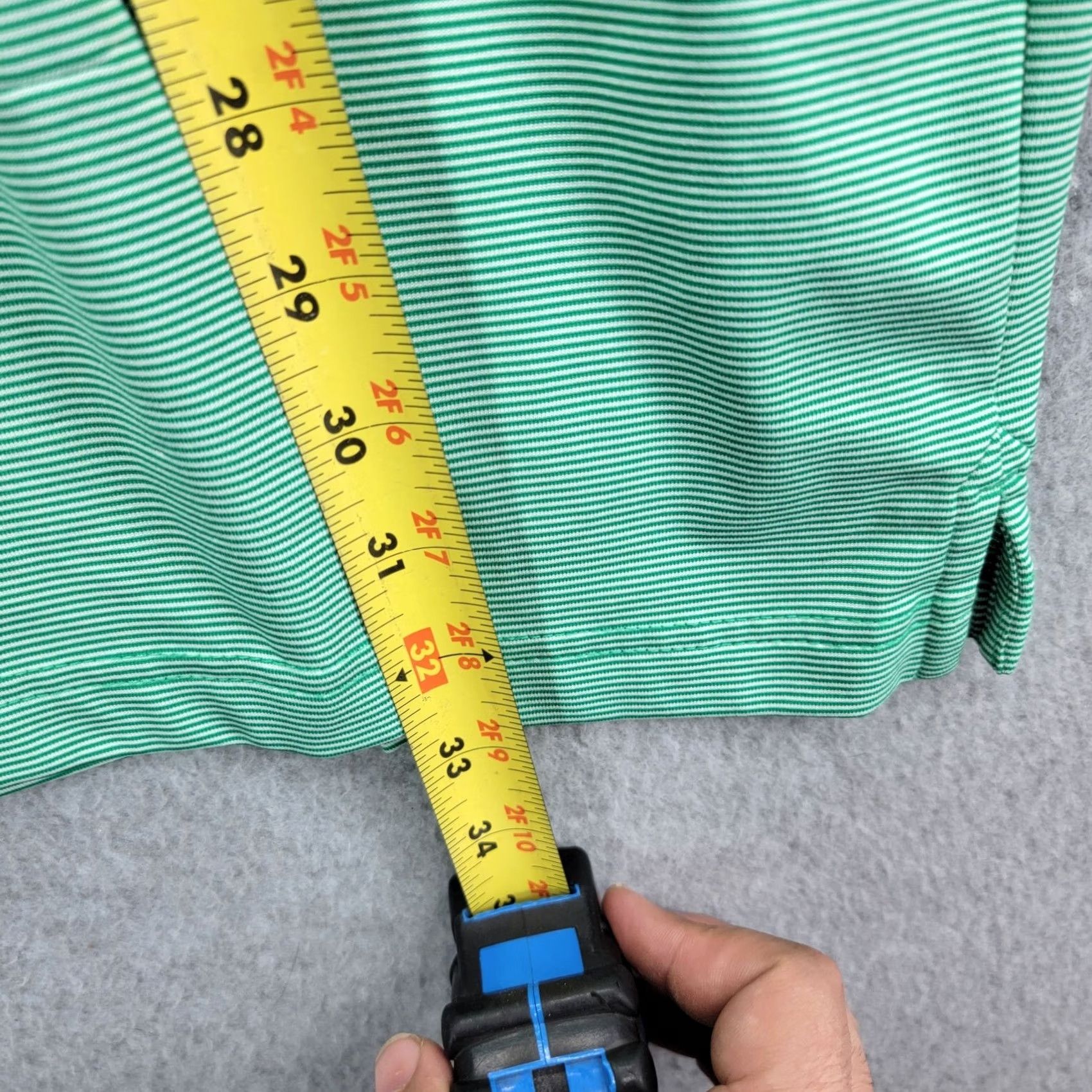 Callaway Callaway Golf Shirt Mens XXL Green Striped Polo Opti-Dri Short Sleeve Size US XXL / EU 58 / 5 - 7 Thumbnail