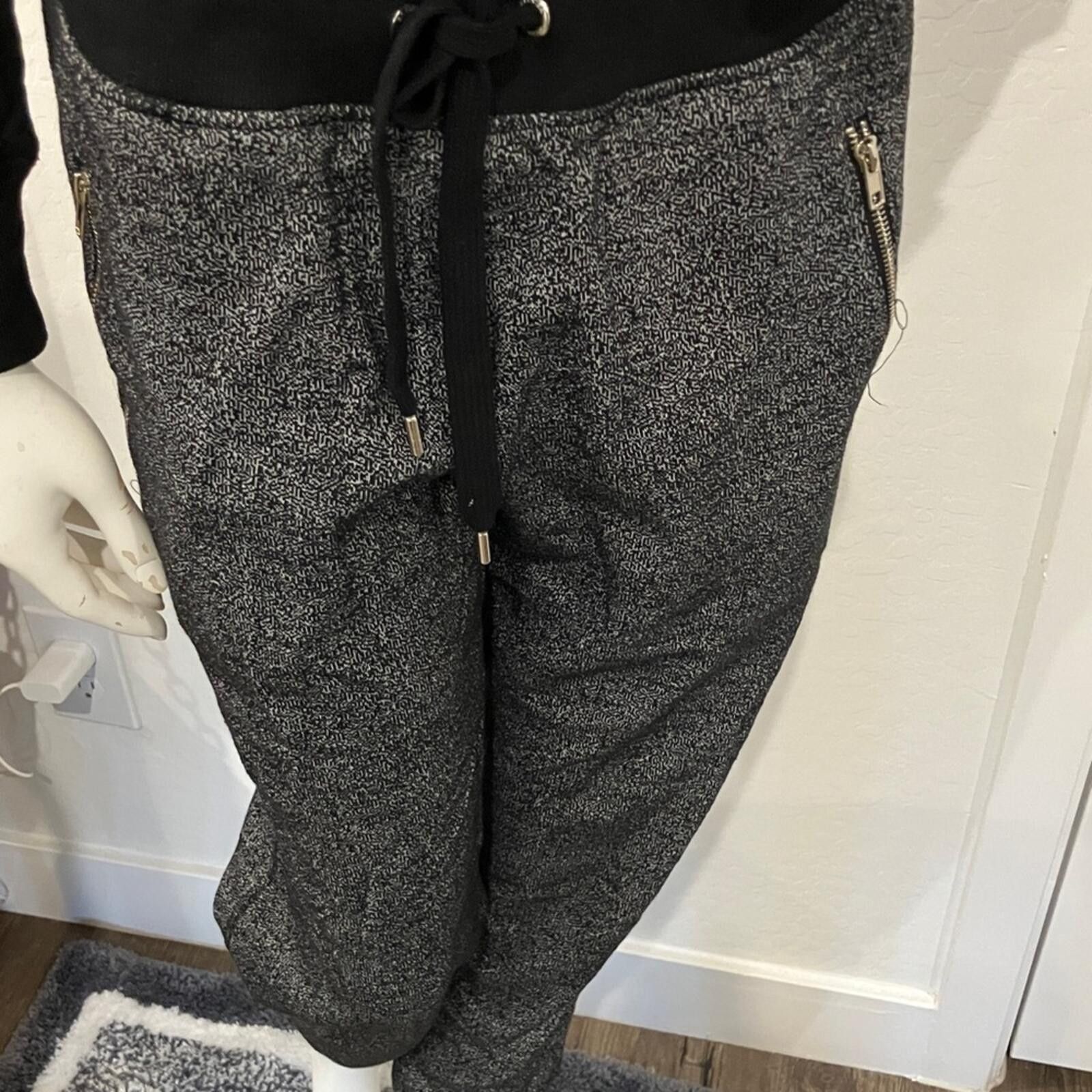 Other GreenTea Black and Gray Track Pants Size 36" / US 14 / IT 50 - 1 Thumbnail
