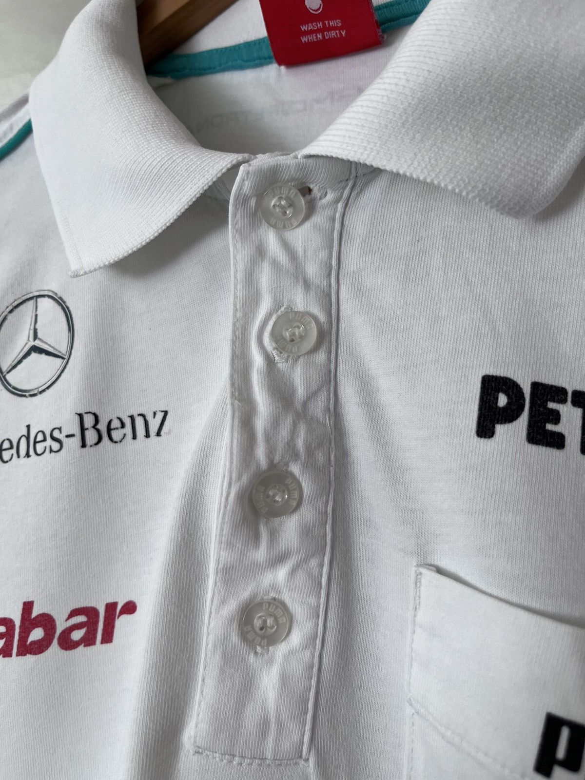 Puma Vintage Mercedes Benz Formula One Petronas AMG Polo Y2K Size US M / EU 48-50 / 2 - 5 Thumbnail