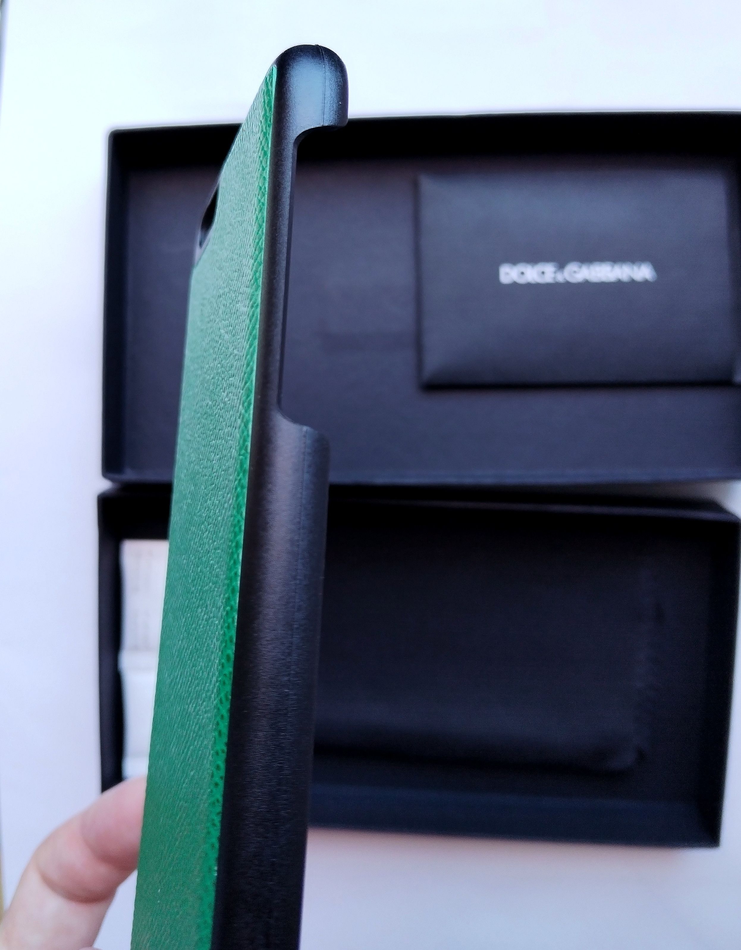 Dolce & Gabbana iphone 7/8 Plus case green saffiano leather Size ONE SIZE - 7 Thumbnail