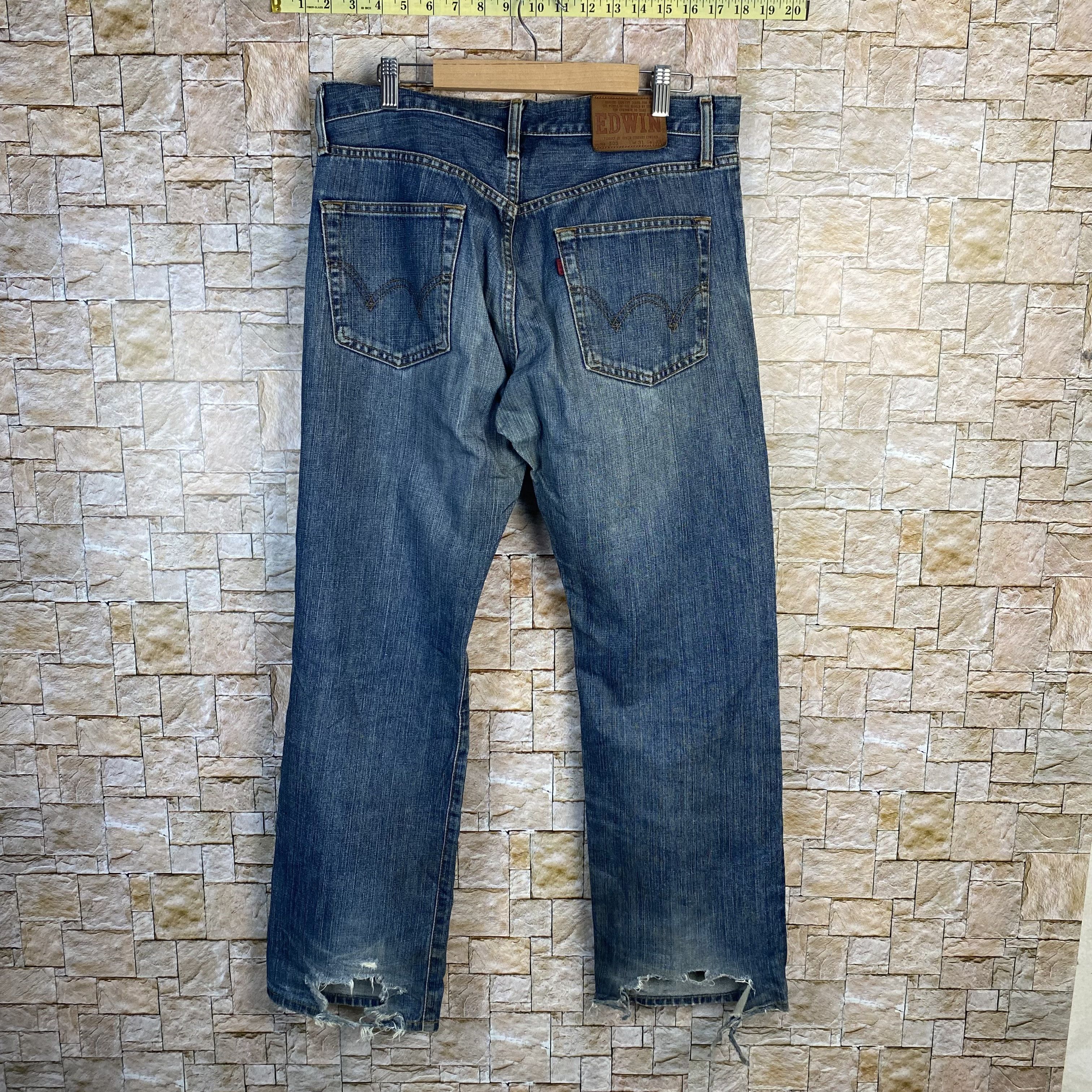 Edwin Edwin Blue Denim vintage Pants #7587 Size US 32 / EU 48 - 12 Thumbnail