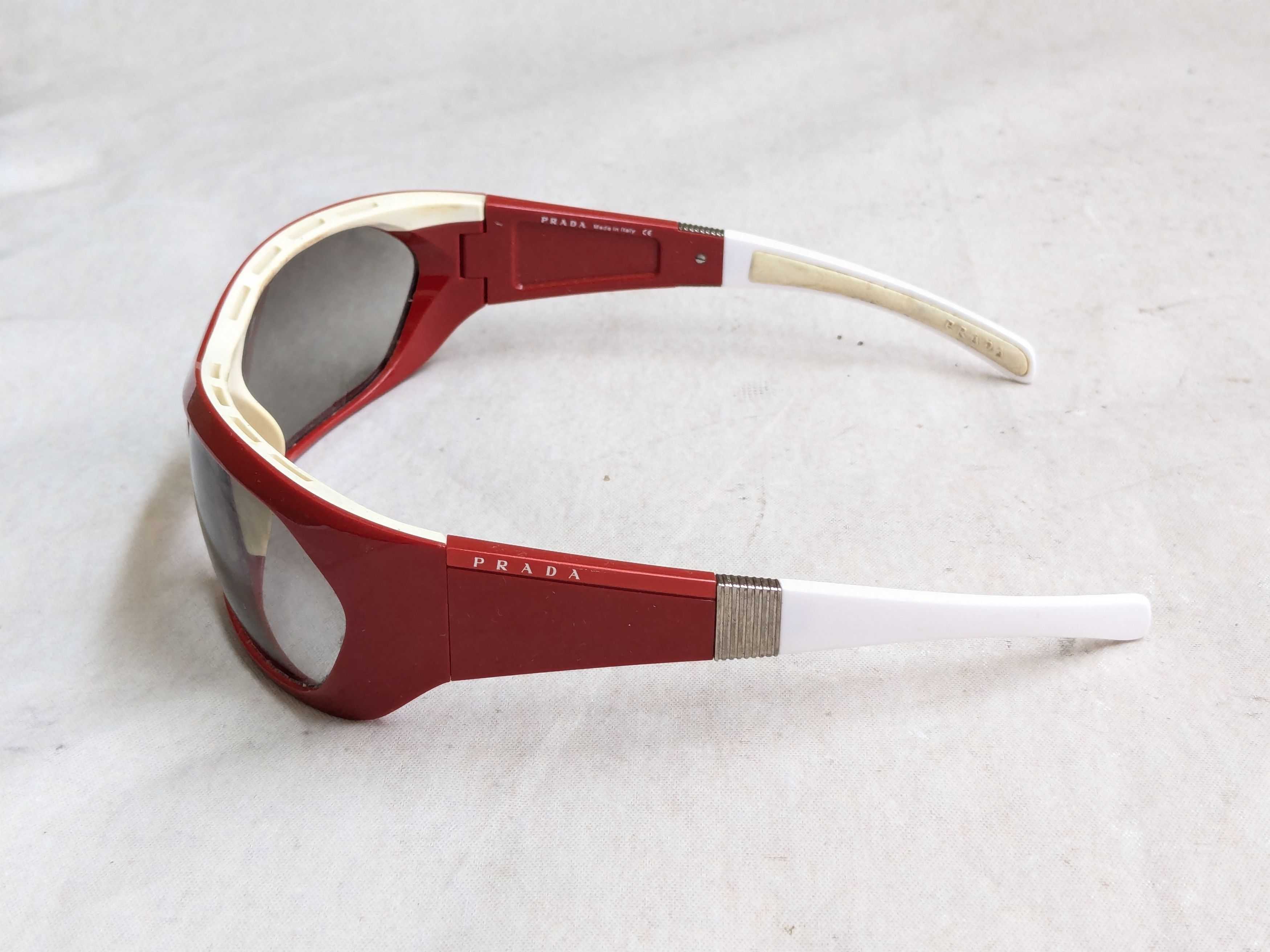 Prada Prada Sunglasses Linea Rossa Sport SPS04H Red White Size ONE SIZE - 3 Thumbnail