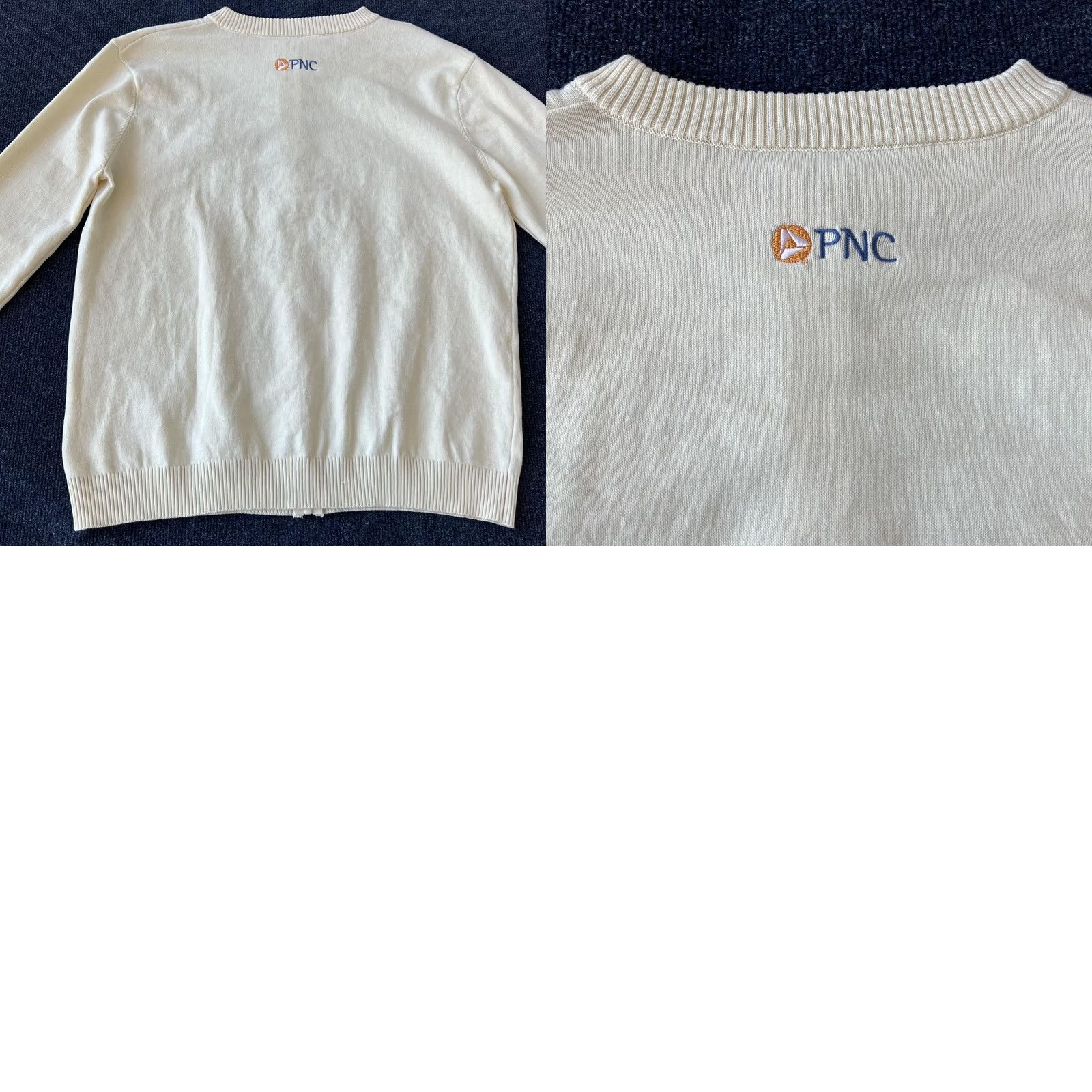 MLB Pittsburgh Pirates Sweater Mens XL White Full Zip PNC MLB Baseball Polyester Baseball Team Size US XL / EU 56 / 4 - 8 Thumbnail