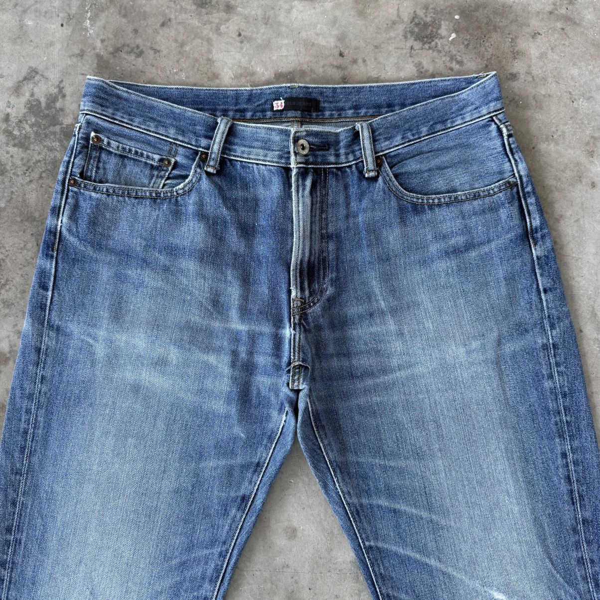 Japanese Brand Vintage Japanese Brand Faded Mud Wash Denim Jean Pants Size US 37 - 2 Thumbnail