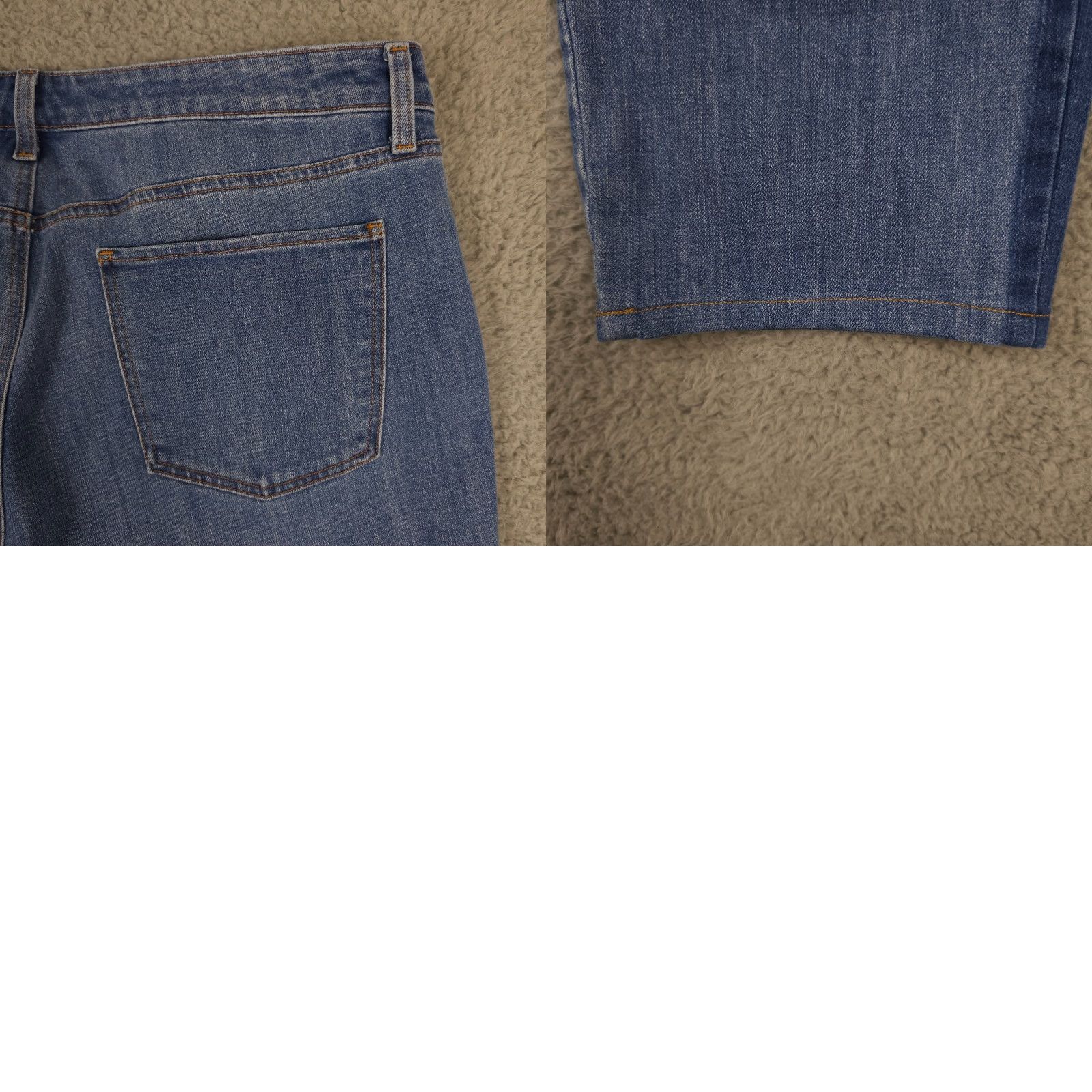 Talbots Talbots Jeans Womens 18 Plus Blue Slim Ankle Stretch Side Striped Hemmed Size 40" / US 18 - 9 Thumbnail
