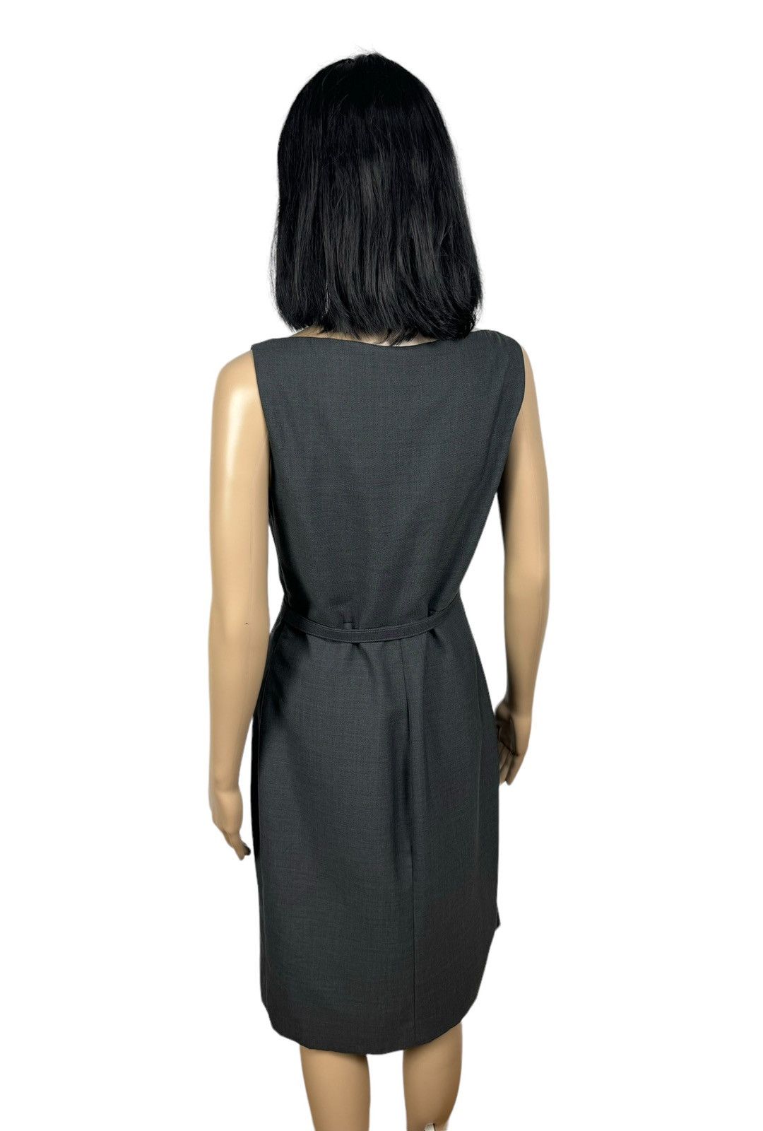 Valentino Valentino Belted Wool-Polyester Pleated Dress size 8 Size S / US 4 / IT 40 - 8 Thumbnail