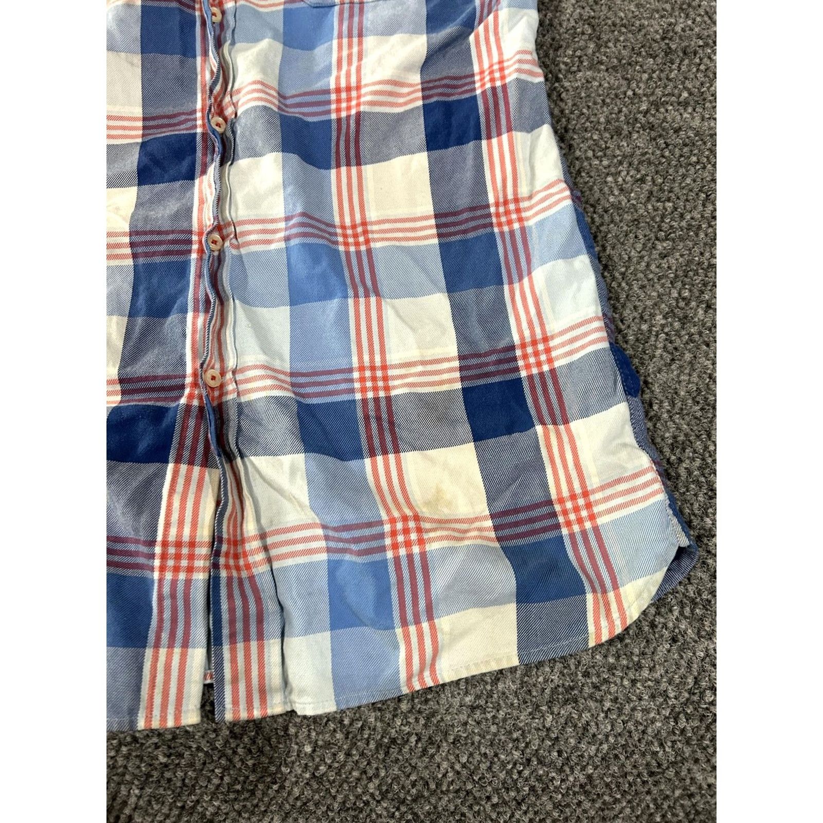 Southern Tide Southern Tide Shirt Mens Small Blue Red Plaid Button Long Sleeve Classic Fit Size US S / EU 44-46 / 1 - 3 Thumbnail