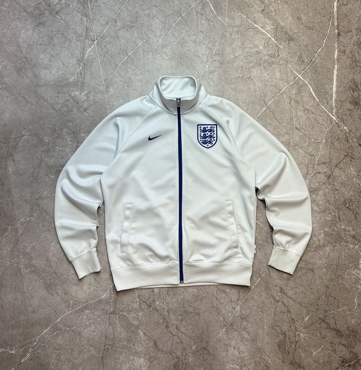 Nike × Vintage BLOKECORE VINTAGE nike ENGLAND FOOTBALL SOCCER JACKET Size US M / EU 48-50 / 2 - 1 Thumbnail