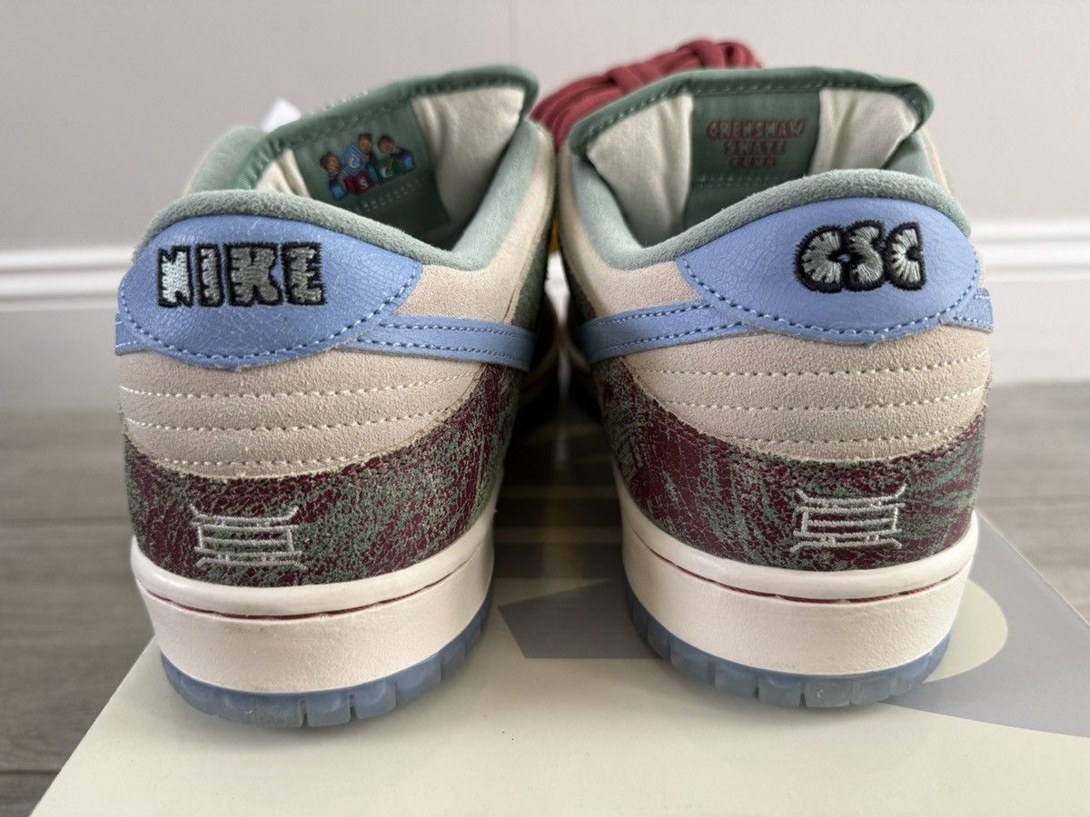 Nike Crenshaw Skate Club Nike Dunk Low SB Sail Blue Cedar Sz 12 Size US 12 / EU 45 - 7 Thumbnail