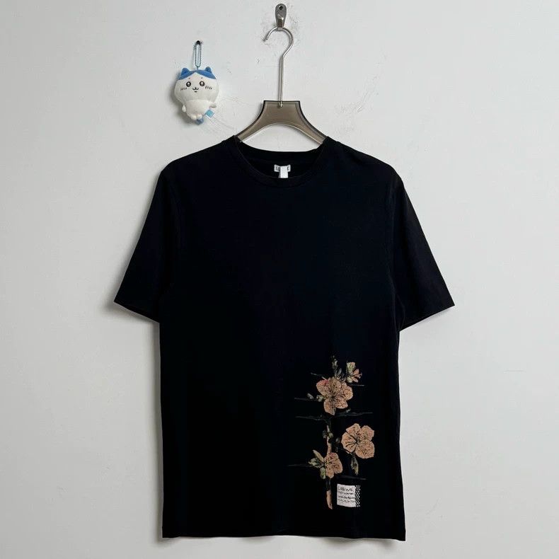 Loewe LOEWE Black flower letter logo short sleeve Size M / US 6-8 / IT 42-44 - 2 Thumbnail