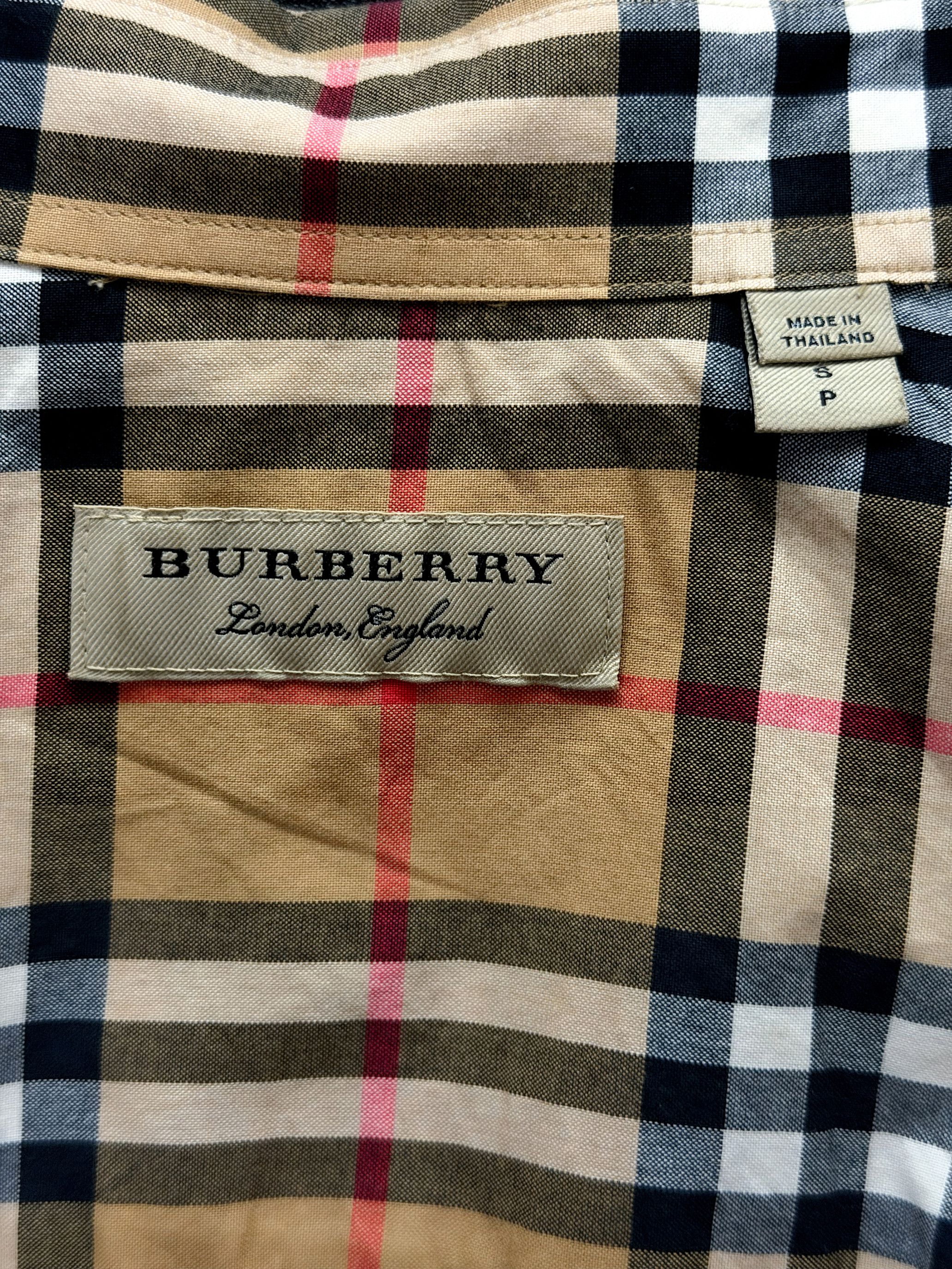 Burberry CHECK SHORT SLEEVE BUTTONED SHIRT Size US S / EU 44-46 / 1 - 5 Thumbnail