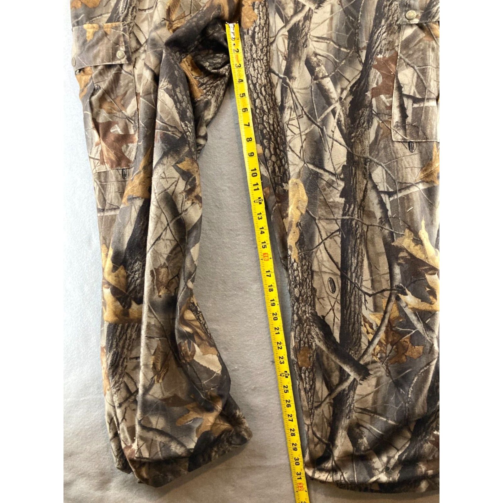 AMO Camo Woolrich Pants Mens XXL Camo Lined Hunting Outdoor Regular Straight 31 in Inseam Multicolor Polyester Blend Cargo Theme Hunting Men Size US 39 - 3 Thumbnail