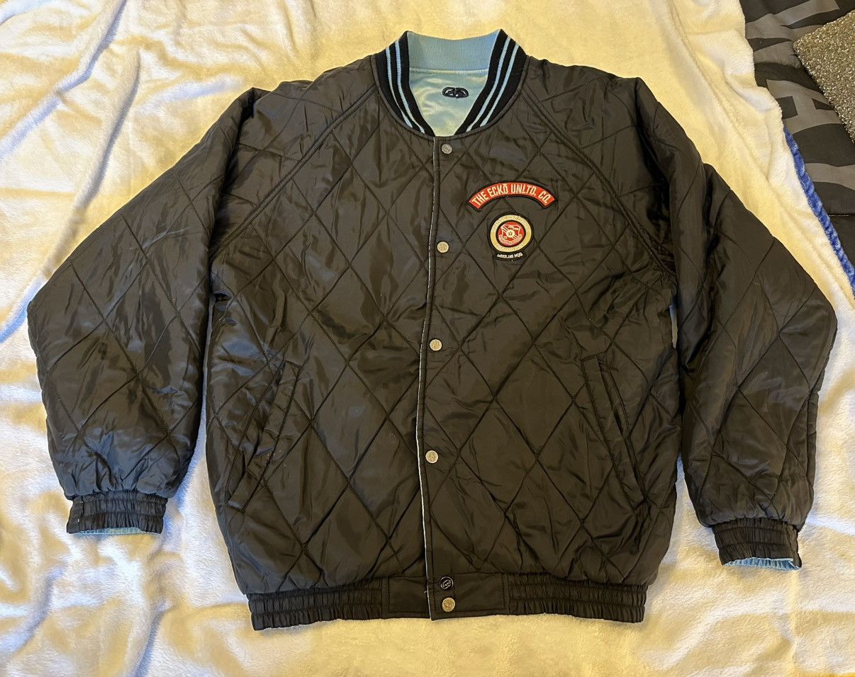 Ecko Unltd. Vintage Ecko Unltd Men’s Reversible Bomber Jacket-Size Large Size US L / EU 52-54 / 3 - 15 Thumbnail