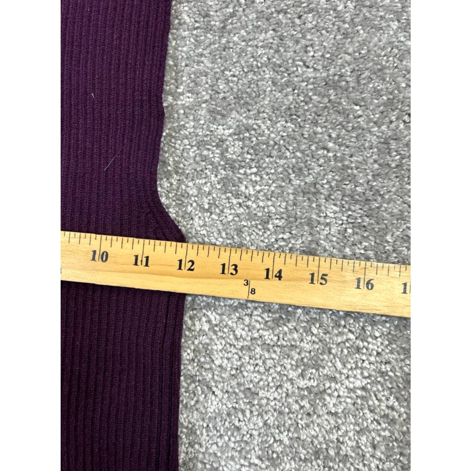 Zara Zara Shirt Womens Large Purple Ribbed New Size L / US 10 / IT 46 - 7 Thumbnail
